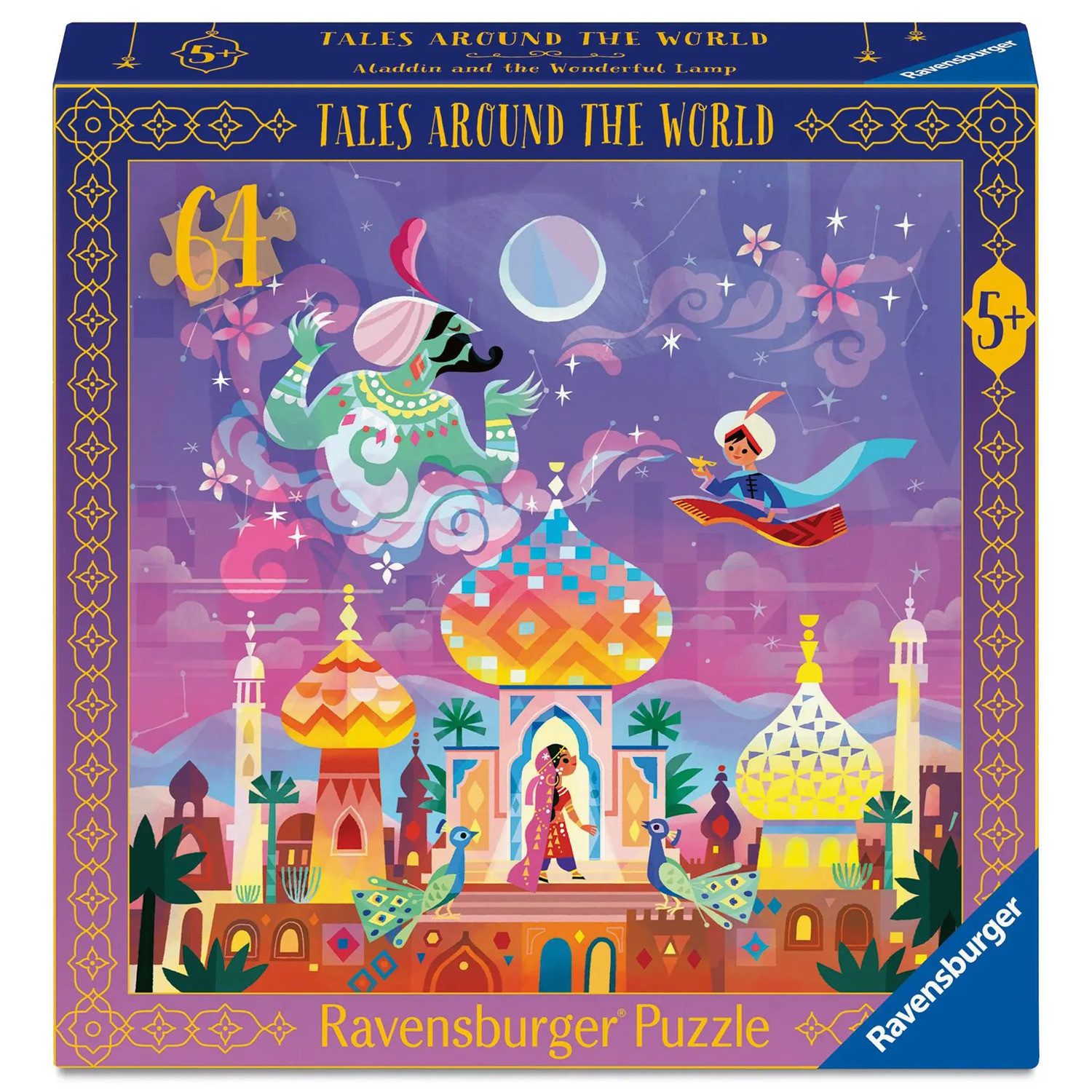 Ravensburger Puzzle Kinderpuzzle 64 Teile - Aladdin und die Wunderlampe, 64 Puzzleteile