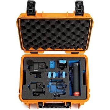 B&W International Stapelbox outdoor.case Typ 3000 GoPro9 - Transportkoffer - orange