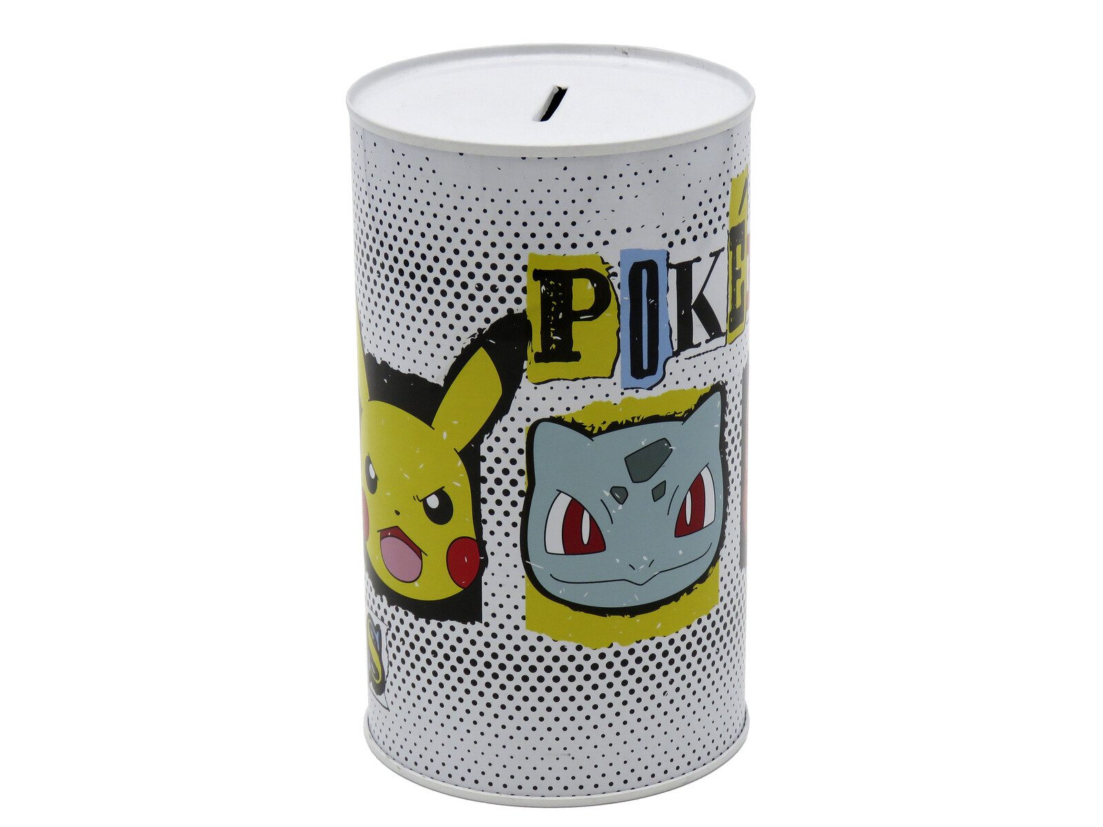 POKÉMON Spardose 17 × 10 × 10 cm Metall Sparbüchse zylindrisch