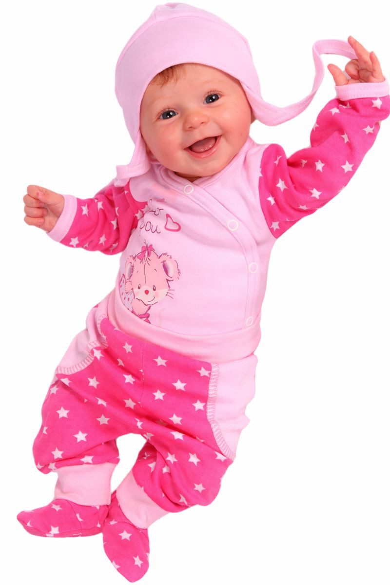 Body & Hose Body Hose Mütze Baby Anzug Wickelbody Erstlingsset für Neugeborene