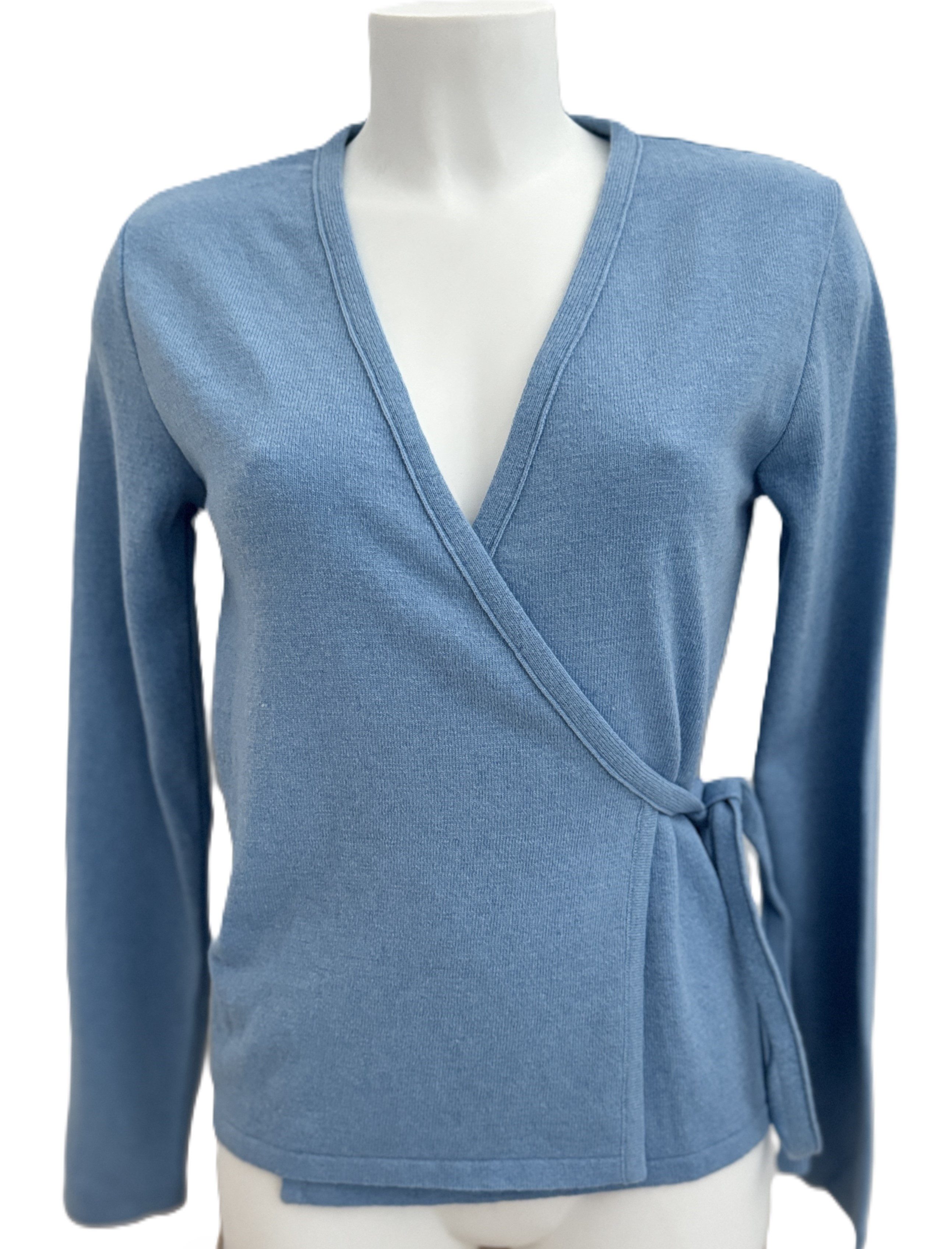 Zuckerwatte Wickelpullover Wickelpullover aus weicher Merino günstig online kaufen