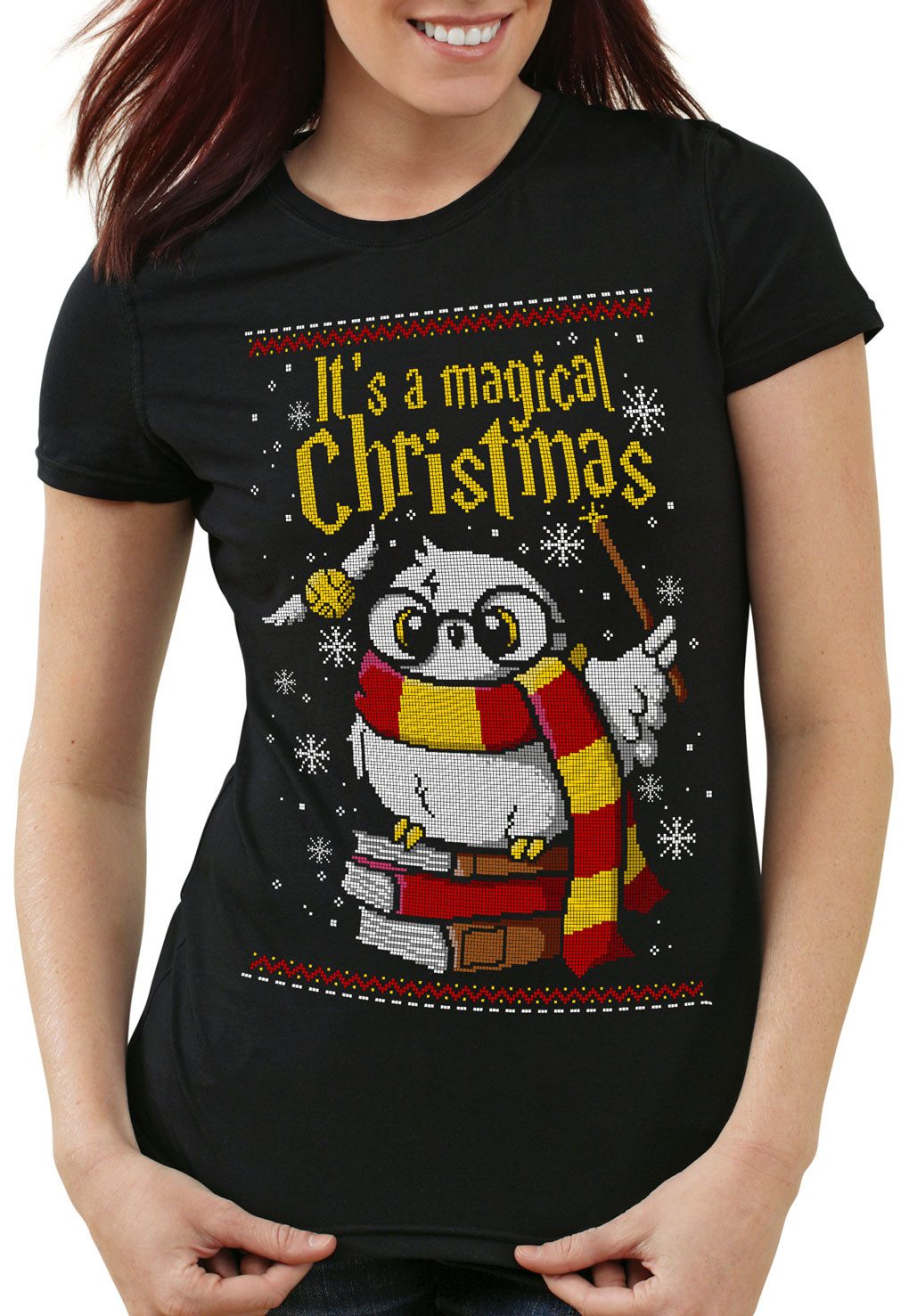 style3 T-Shirt Magic Christmas Sweater harry ugly potter weihnachtspullover günstig online kaufen
