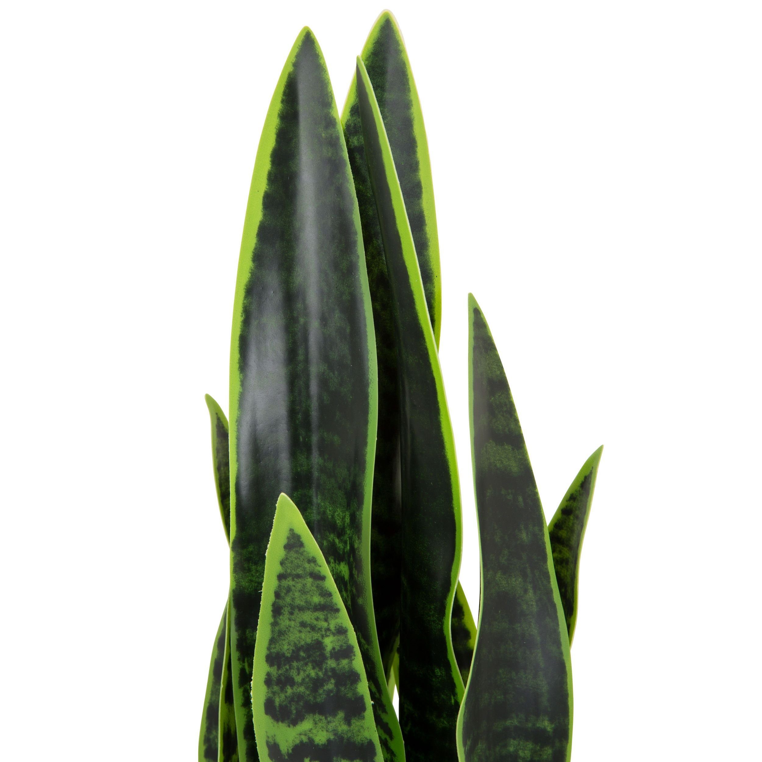 / cm, Deko Sansevieria 65 für Zimmerpflanze bümö, Kunstpflanze: außen und Höhe Pflanzen, Bogenhanf Künstliche innen-