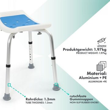 Karat Duschhocker, belastbar bis 180,00 kg, Höhenverstellbar