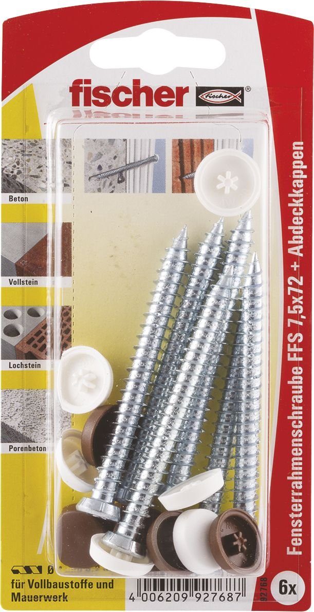 fischer Fensterrahmenschraube Fischer Fensterrahmenschrauben FFS 7.5 x 72 mm TX