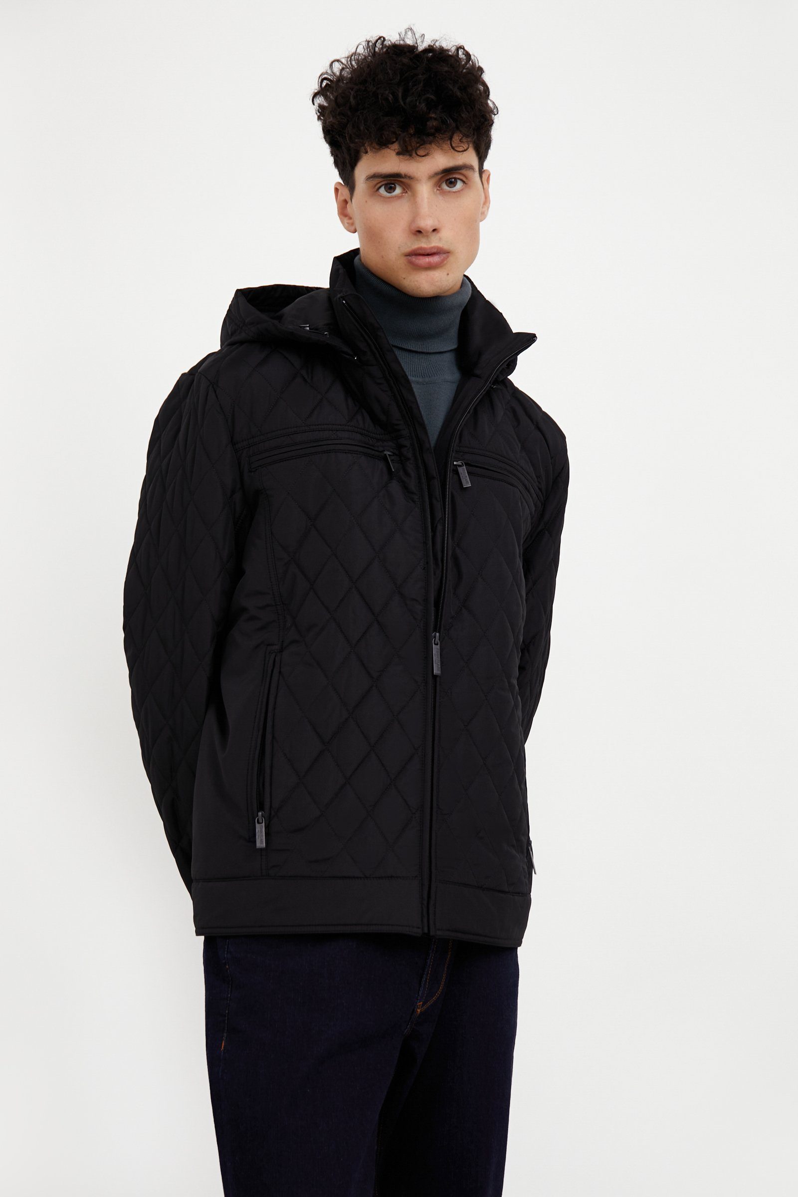 Finn Flare Steppjacke Casual mit funktionalen Taschen