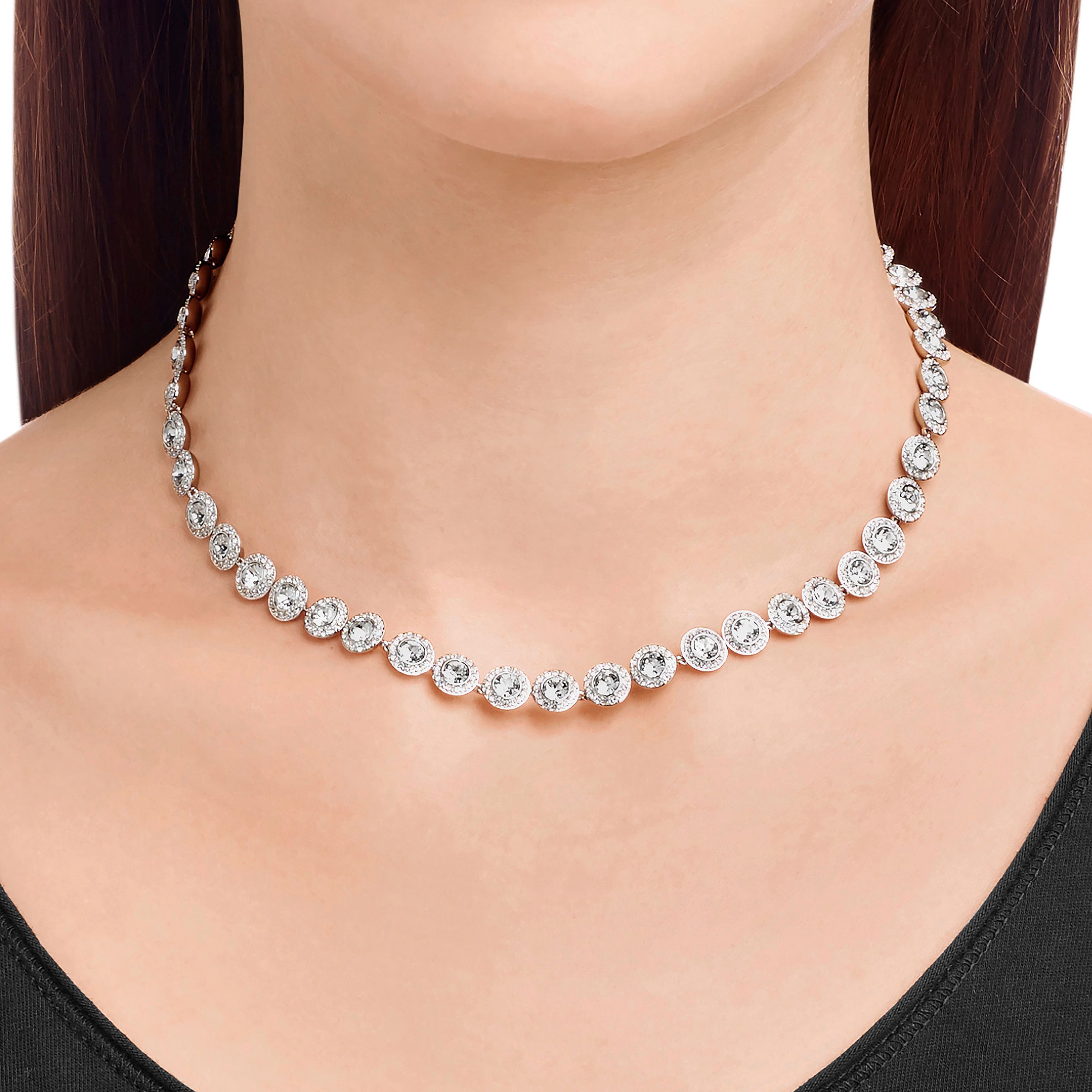 Swarovski Collier weiß...