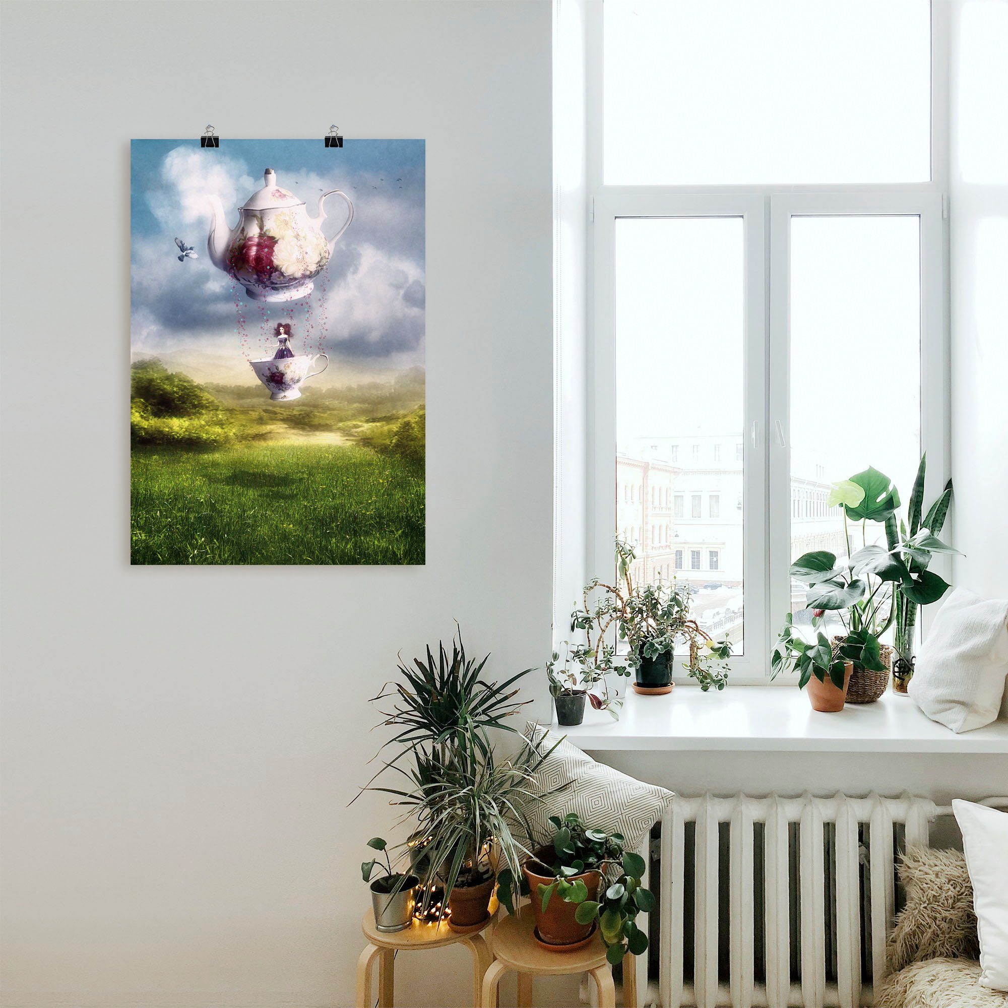 versch. St), Märchenbilder Das Artland Poster oder Unerwartete, Wandbild (1 als Wandaufkleber in Größen Alubild, Leinwandbild,