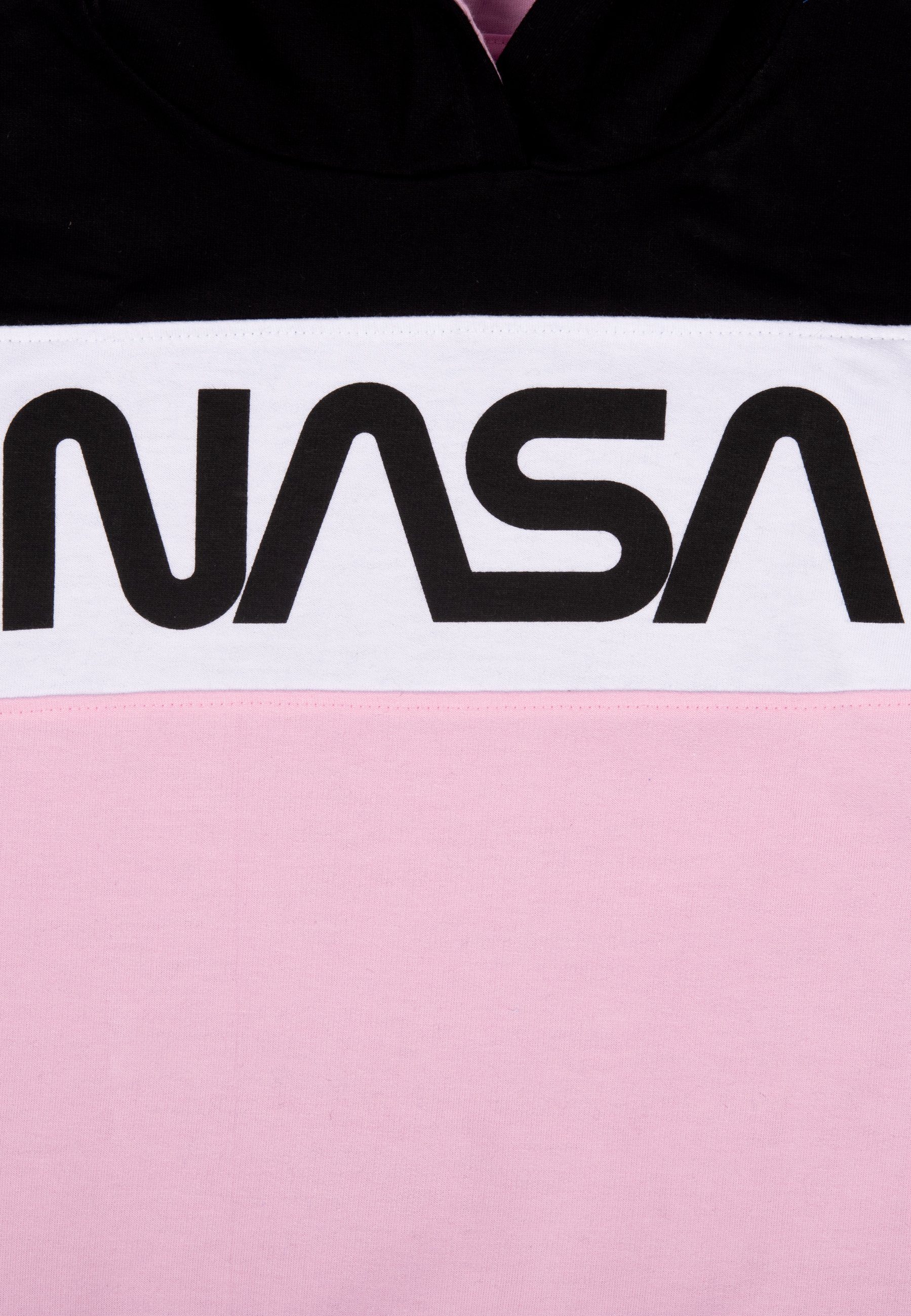United Labels® Sweatshirt NASA - retro Logo, Hoodie, rosa