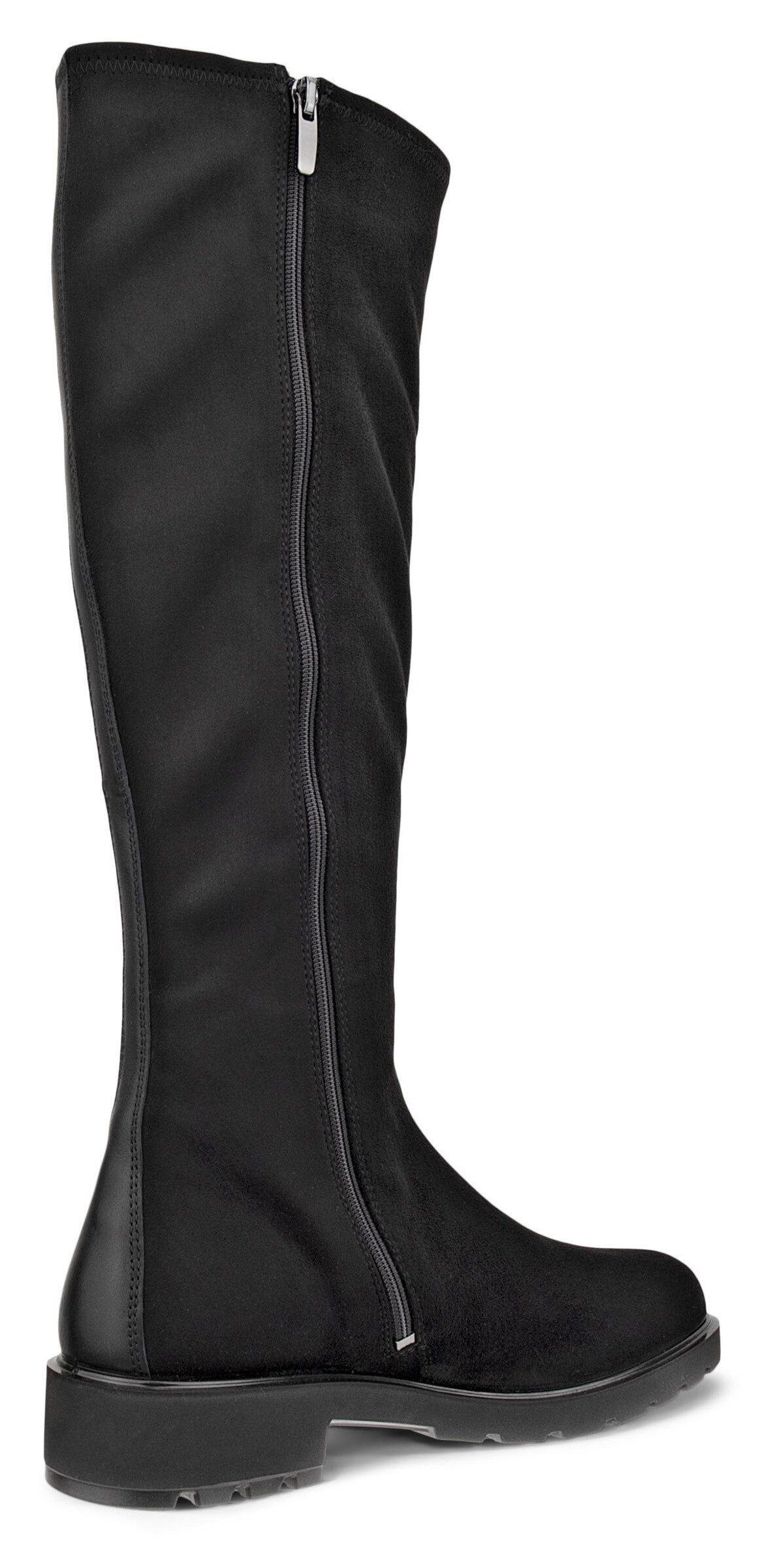 Ecco METROPOLE VIENNA Stiefel Langschaftstiefel, Blockabsatz mit dehnbarem Stretch