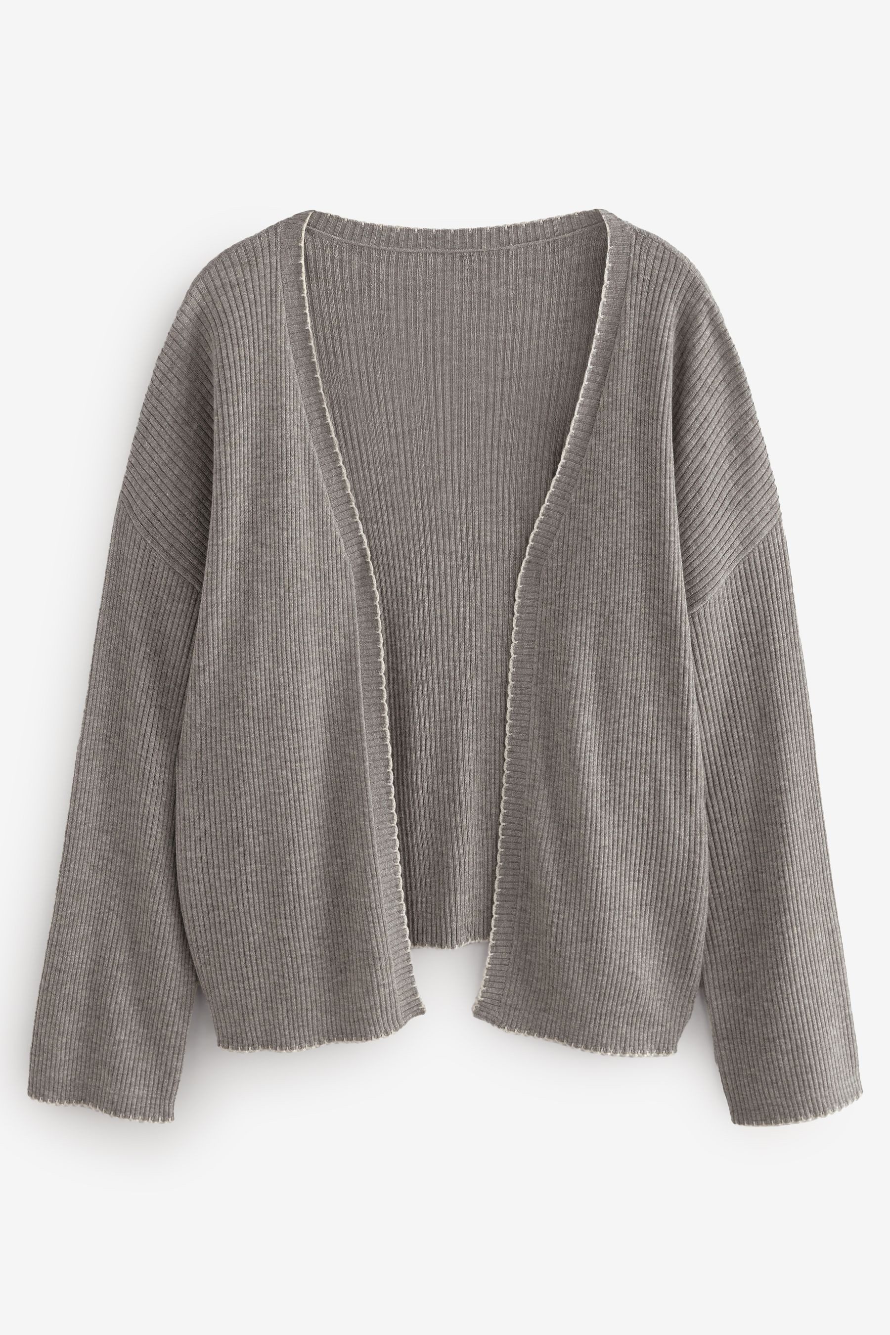 LAURA ASHLEY Strickjacke Laura Ashley kurze, gerippte Lounge-Strickjacke (1 günstig online kaufen