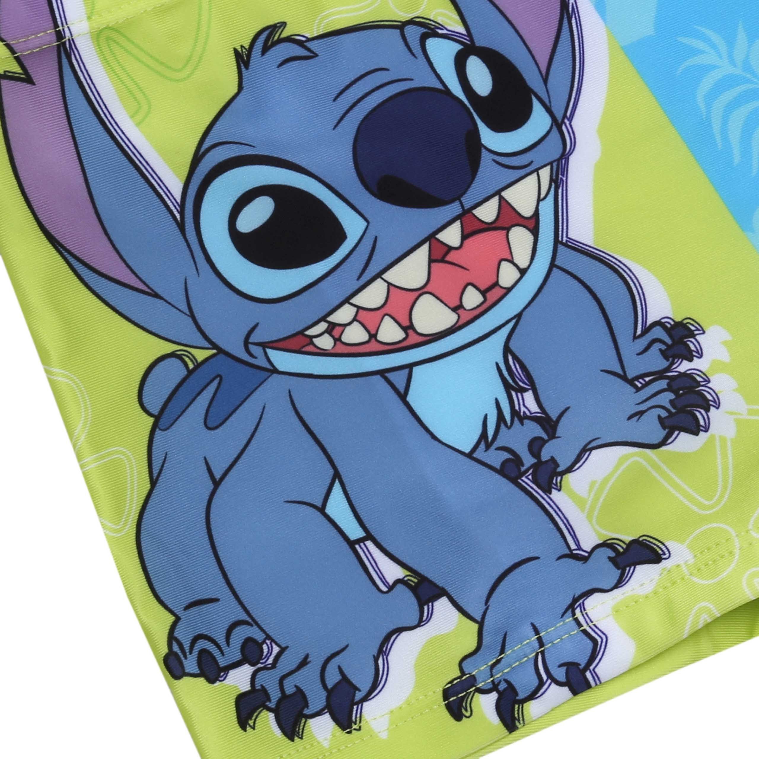 Disney Boxer-Badehose DISNEY Stitch Badehose Jungen, schnell trocknend fürs Schwimmbad