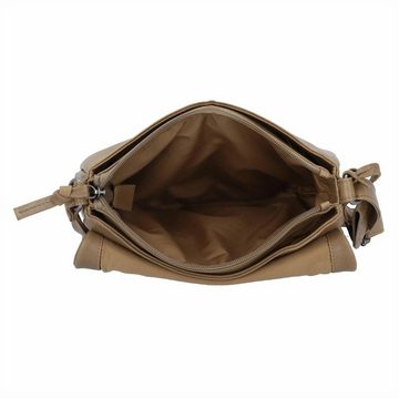 Burkely Handtasche JUST JOLIE Umhängetasche-Handtasche, taupe