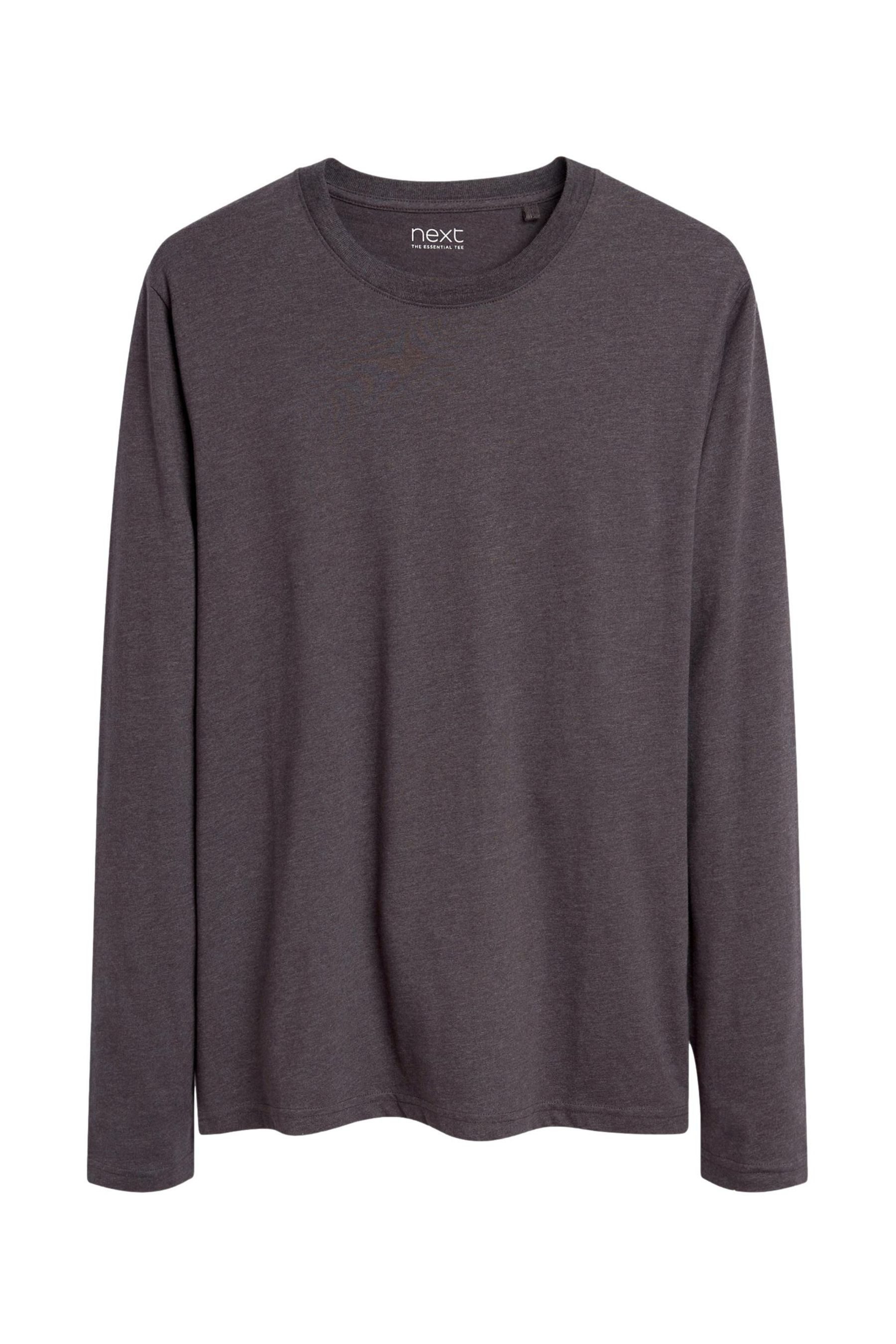 Next Langarmshirt Rundhalsshirt – Slim Fit (1-tlg)