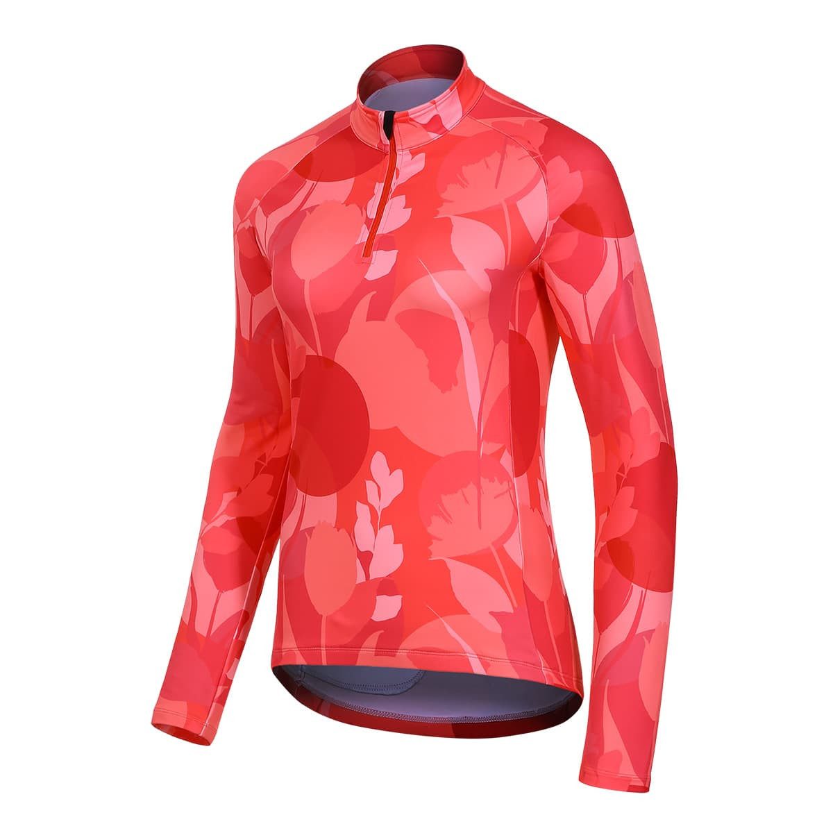 Radtrikot Langarmtrikot Damen P-Candy
