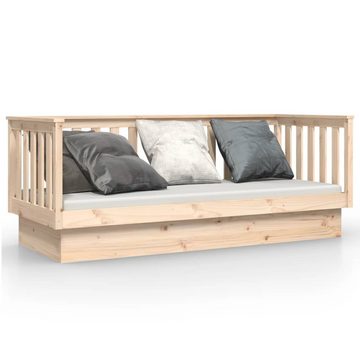 vidaXL Bett Tagesbett 75x190 cm Massivholz Kiefer