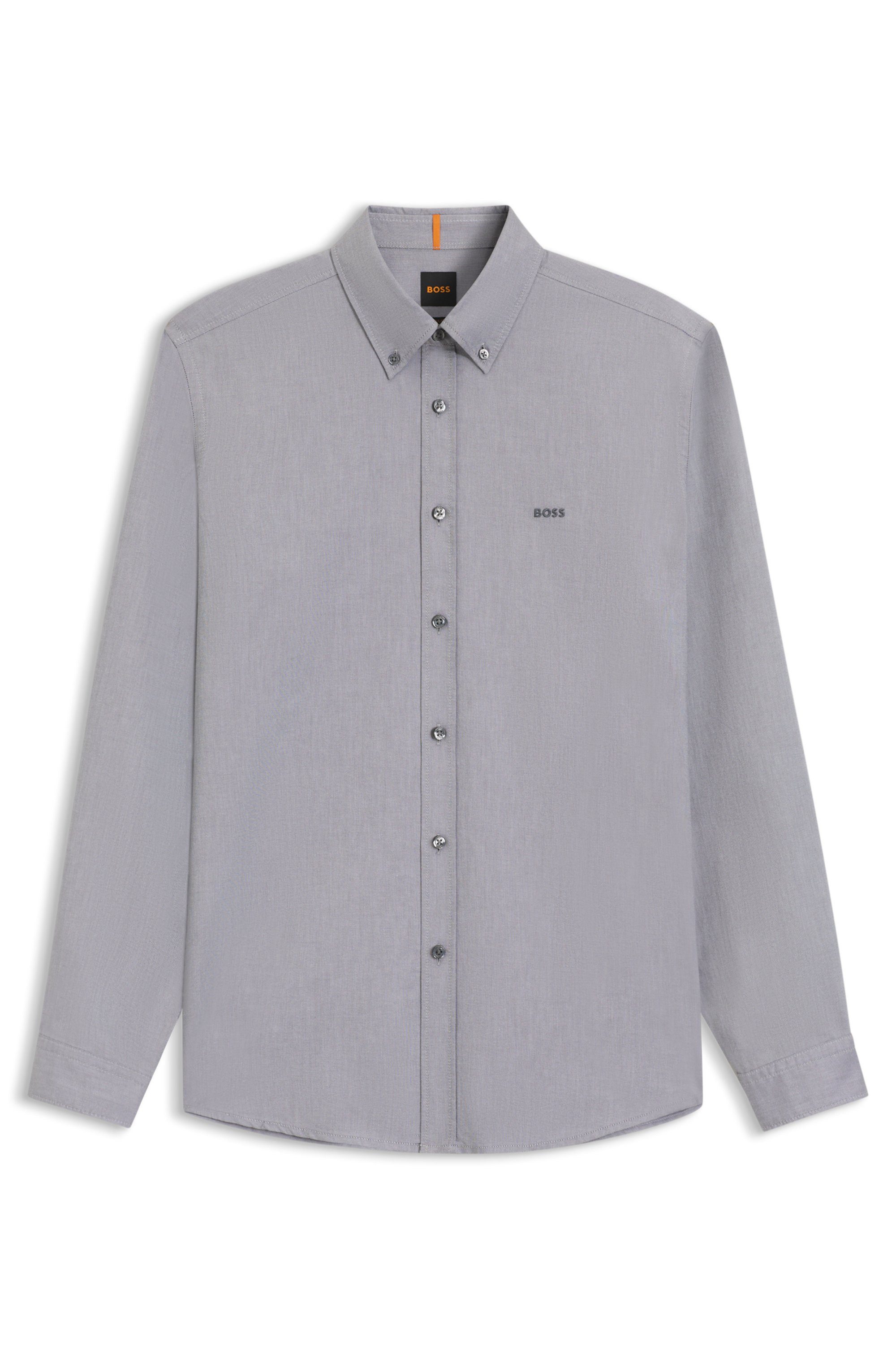 BOSS ORANGE Businesshemd Rickert mit Button-down-Kragen günstig online kaufen