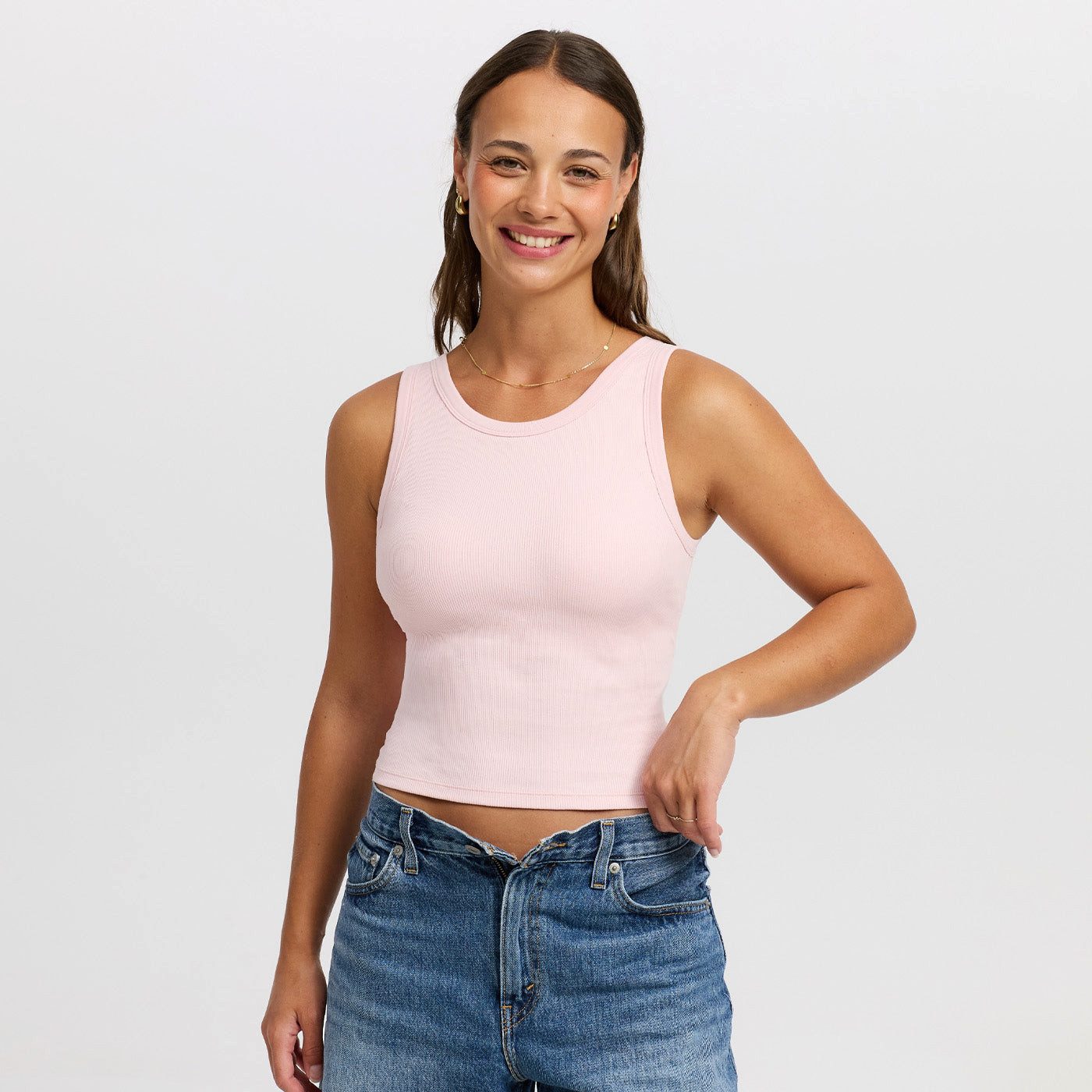 cfab BH-Hemd Tank Bratop-Lotus Rose-S (1-tlg)
