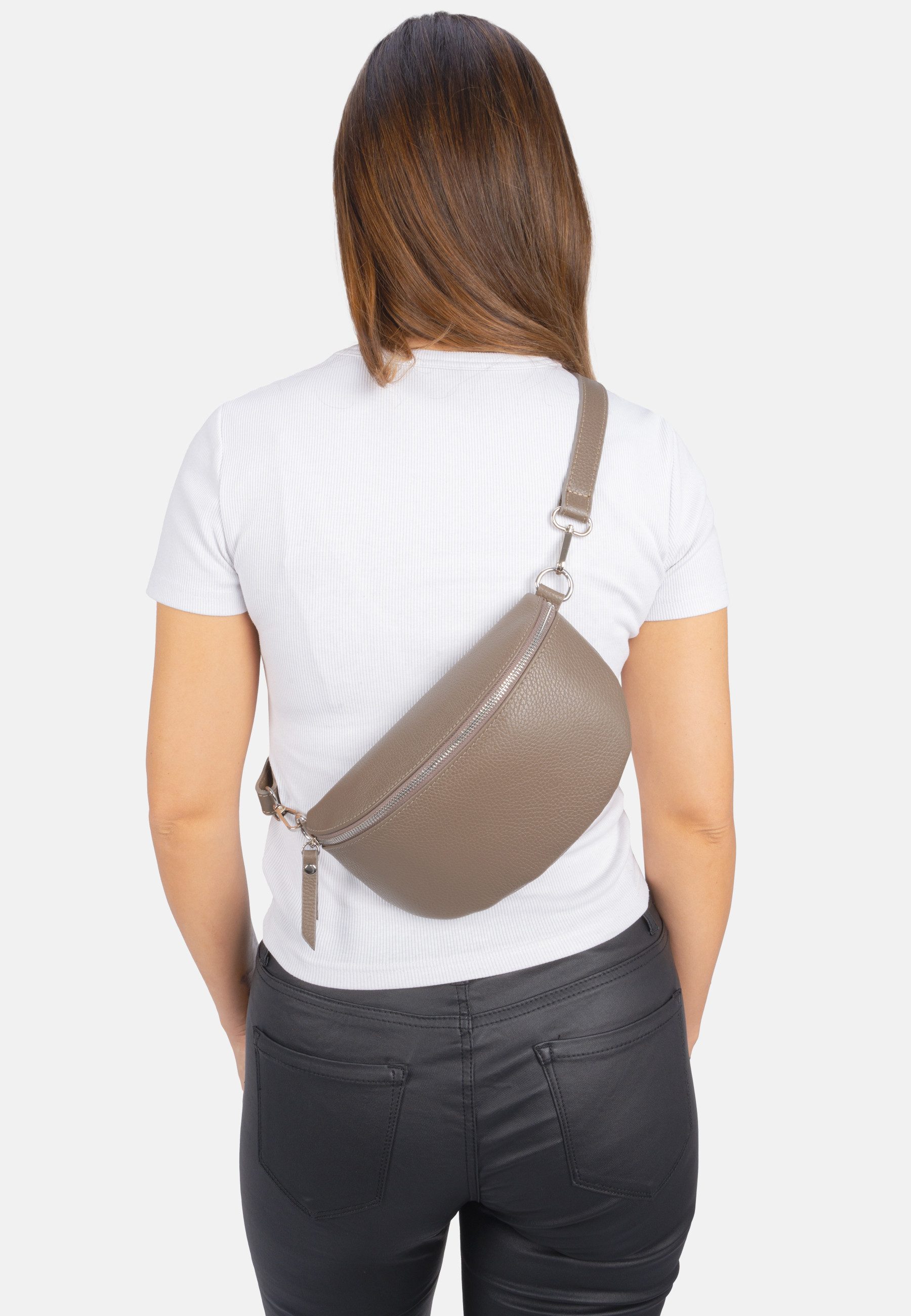 Seasons of April Gürteltasche CROSSBODY BAG ANNA SIZE M, Schultertasche Umhängetasche in Gr. M aus 100% Leder