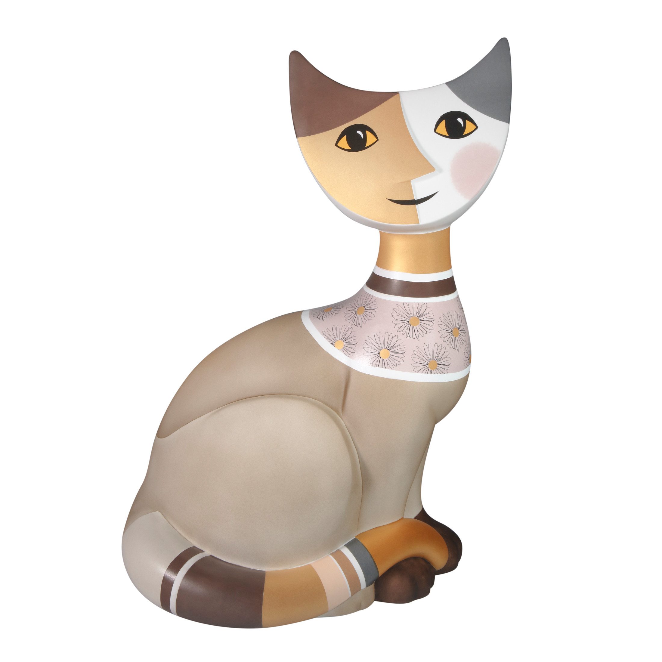 Goebel Dekofigur Katzenfigur Stella 50 cm - Rosina Wachtmeister Katzenwelt - Farbe bunt