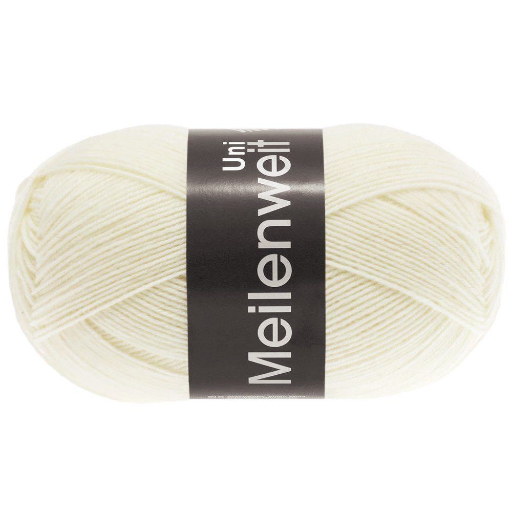 LANA GROSSA MEILENWEIT 100 g UNI Häkelwolle, 420 m (4-fach Sockenwolle in 25 Uni-Farben), 100 g