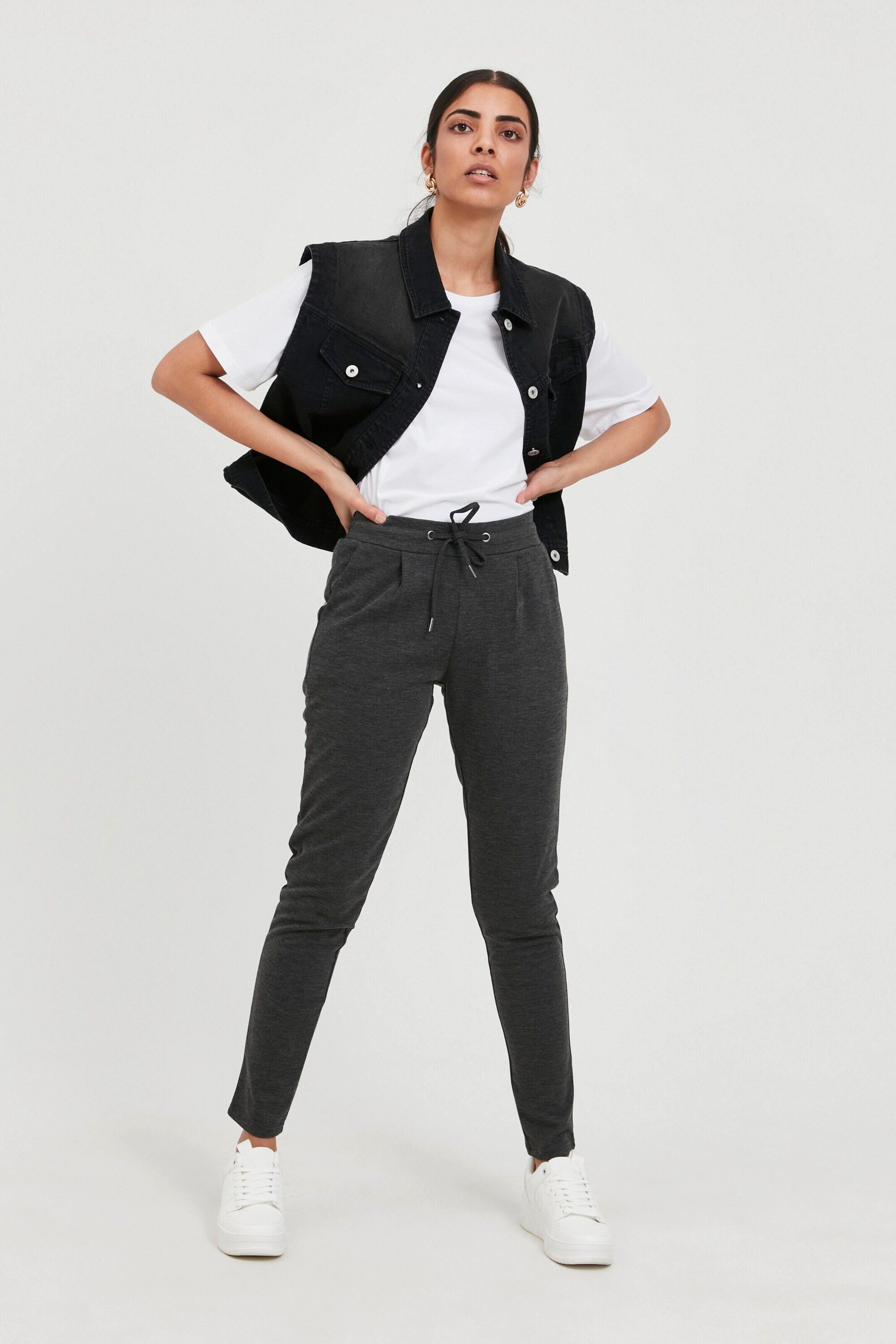 Ichi Bundfaltenhose Kate (1-tlg) Weiteres Detail günstig online kaufen
