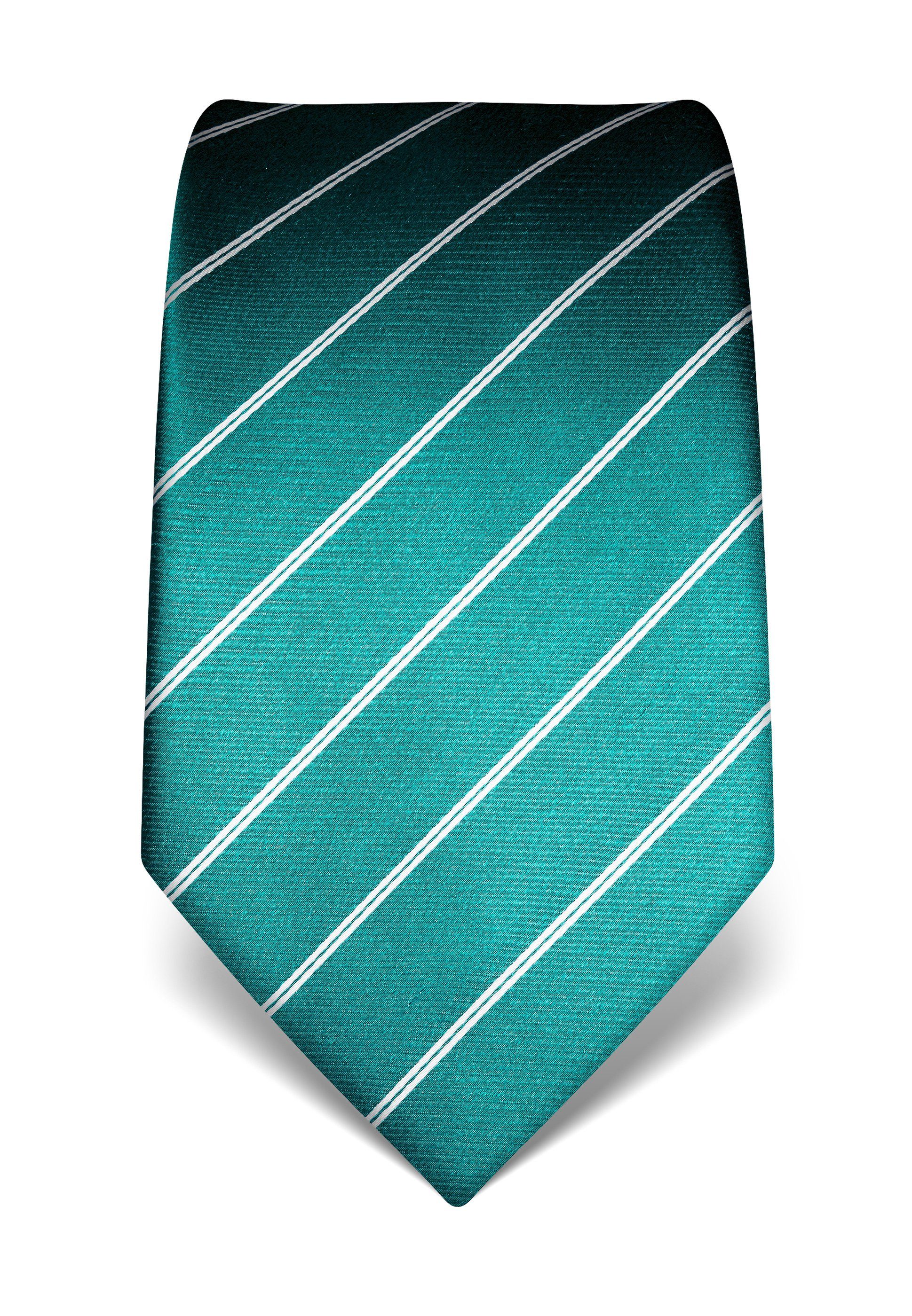 Boretti smaragd Vincenzo gestreift Krawatte