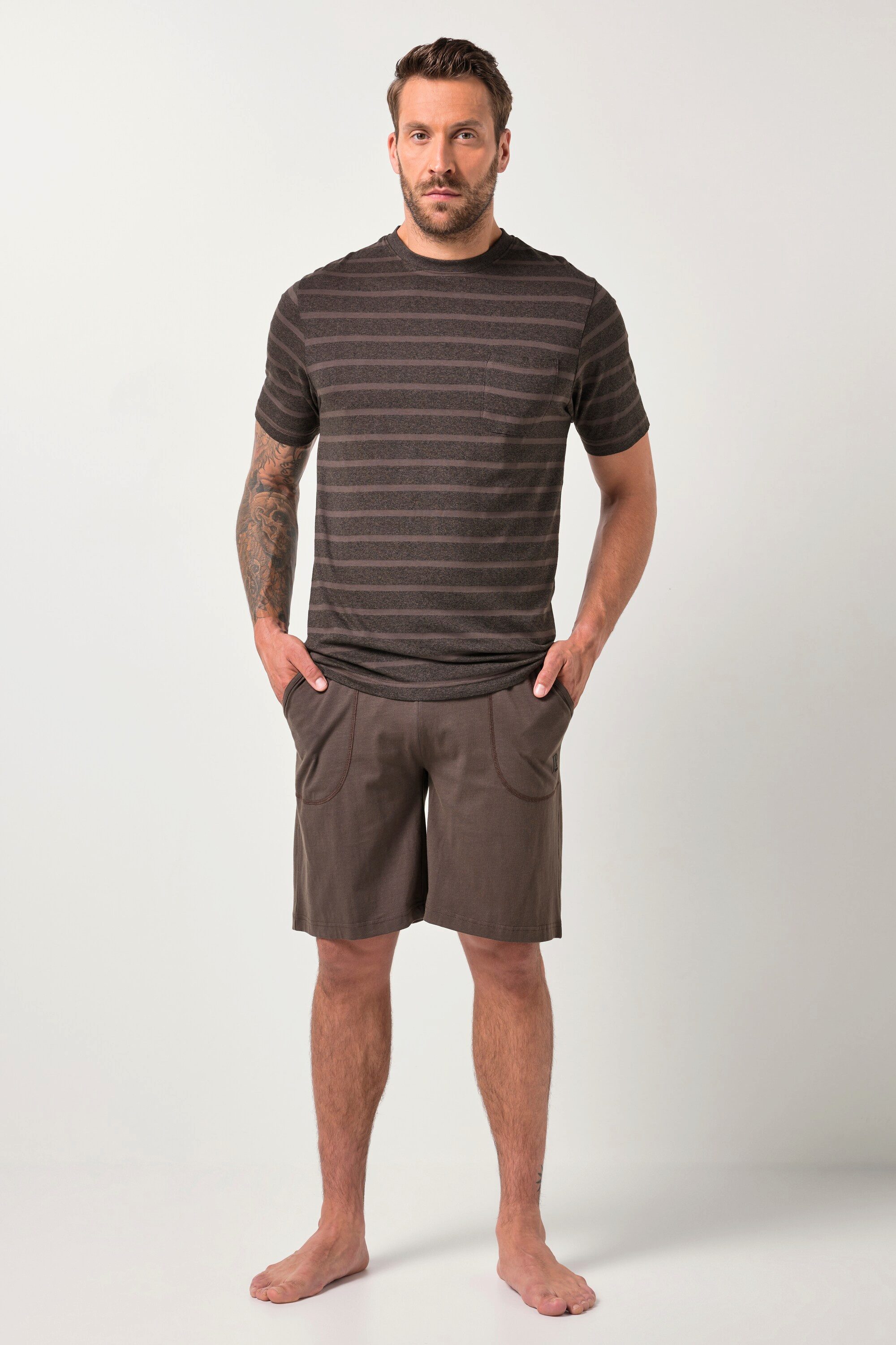 JP1880 Schlafanzug JP1880 Schlafanzug Homewear Zweiteiler Ringel günstig online kaufen