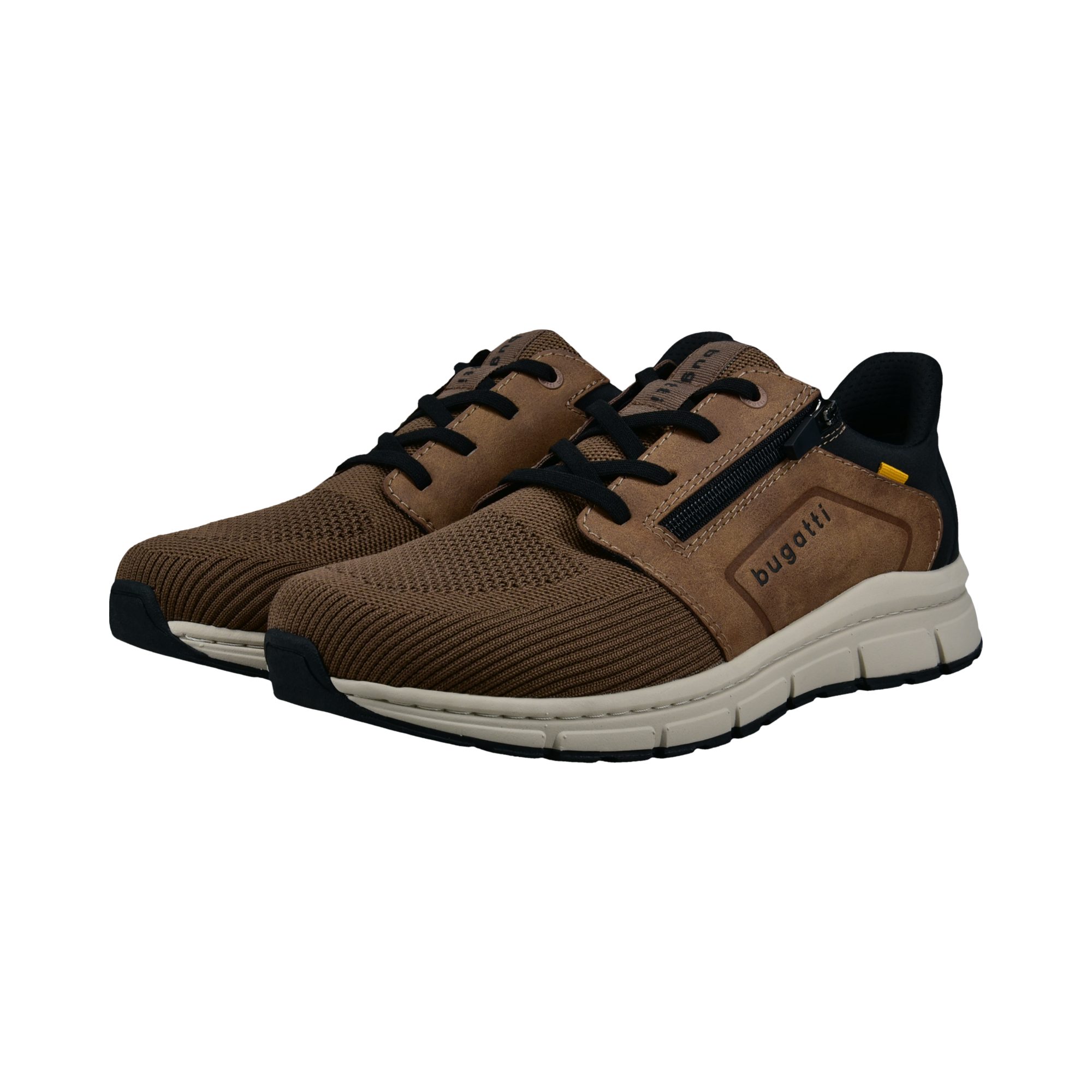 bugatti Sneaker, Freizeitschuh, Halbschuh, Schnürer mit Kontrastbesatz, G-W günstig online kaufen