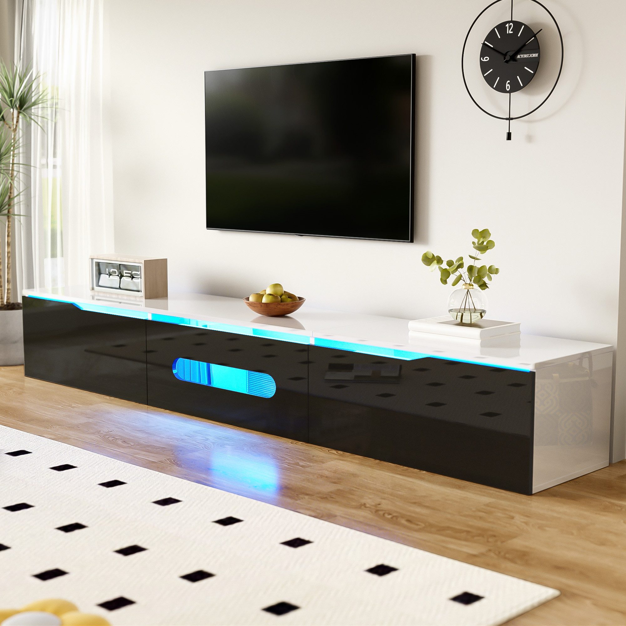STILVORA Lowboard TV-Schrank hängend 180 cm günstig online kaufen