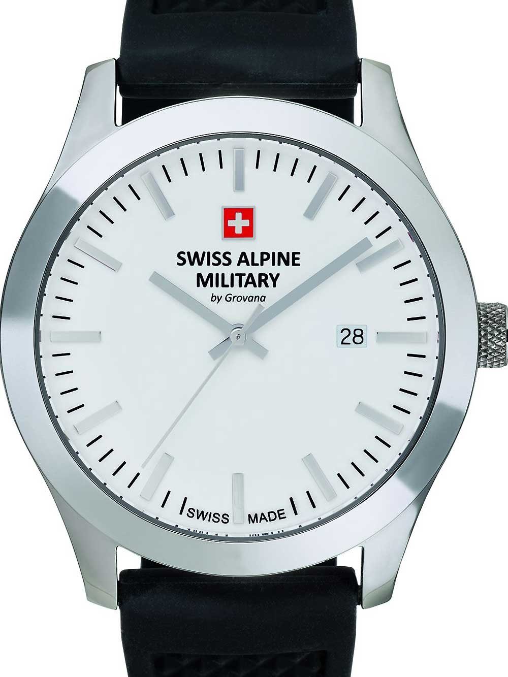 Quarzuhr Swiss Alpine Military 7055.1833 Sport Herrenuhr 43mm 10ATM Swiss Alpine Military 7055.1833 Sport Herrenuhr 43mm 10ATM