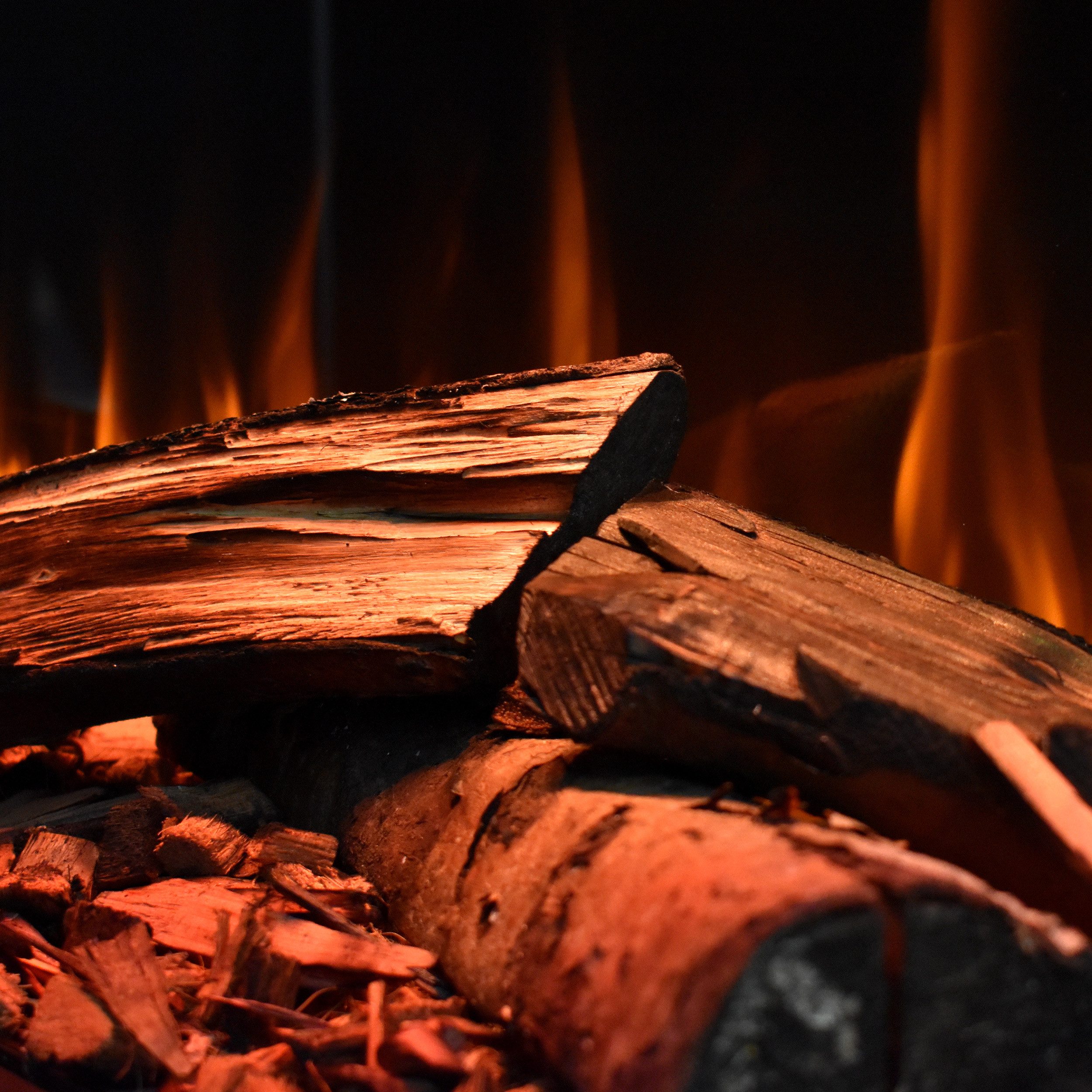 GLOW FIRE Elektrokamin Deluxe Echtholzdekoration für E-Motion 3D Elektrokam günstig online kaufen