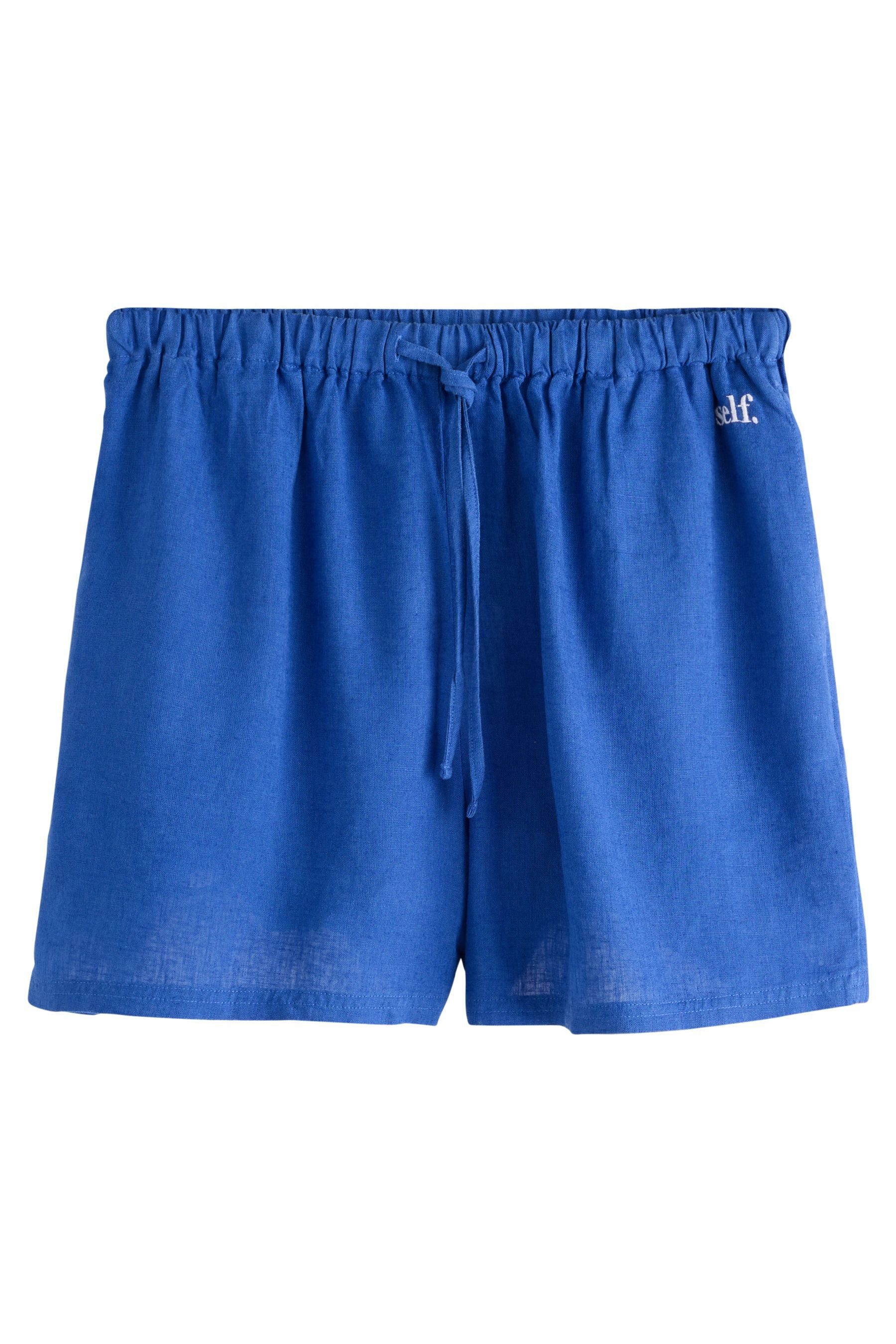 Strandshorts Self. CoOrd-Strandshorts mit Leinenanteil