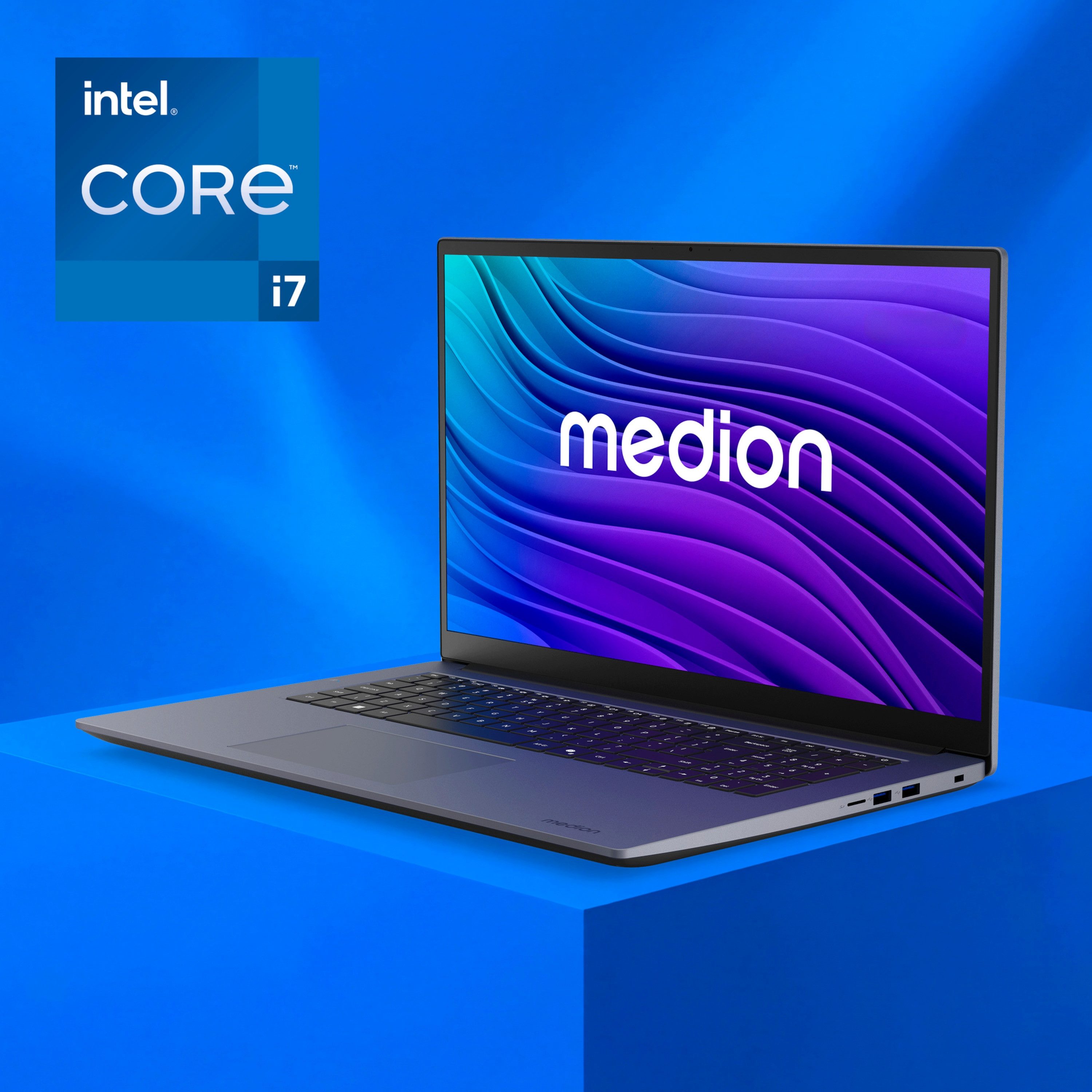 Medion® Avantum 17 E1i Laptop, Intel® Core™ i7-13620H, Windows 11 Home, 43,9 Notebook (43.9 cm/17.3 Zoll, Intel Intel Core i7 13. Gen Core i7-13620H, Intel® UHD, 32 GB, 1000 GB SSD, kein Netzteil im Lieferumfang)