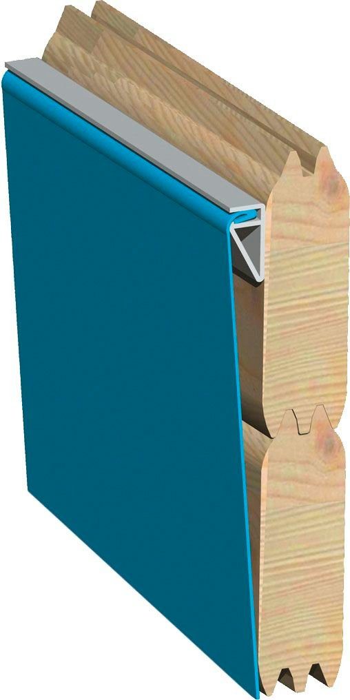 Karibu Rechteckpool Roma B (Set), BxLxH: 582x483x124cm, mit Sonnenterrasse