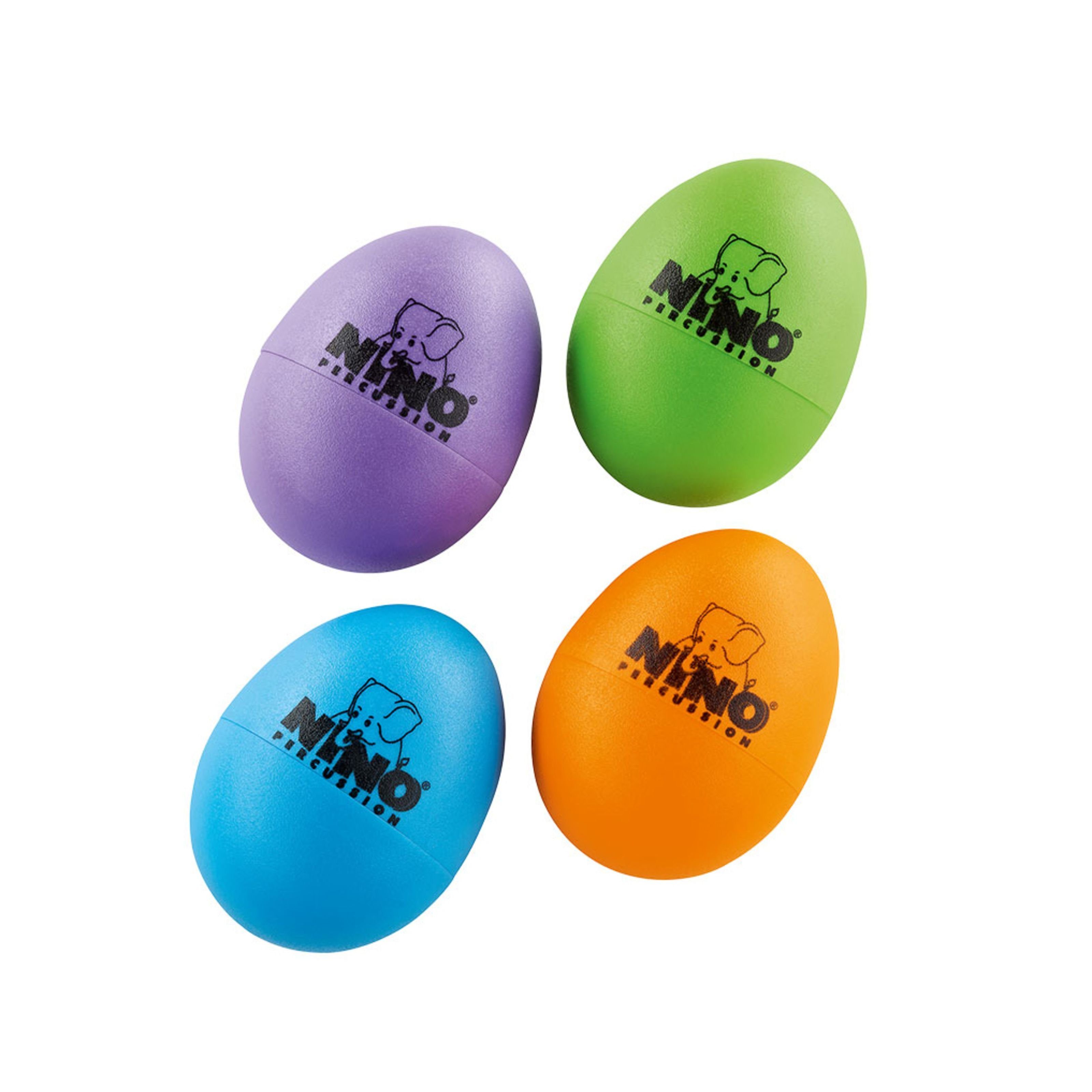 Meinl Percussion Spielzeug-Musikinstrument, Egg Shaker Set NINOSET540-2, 4 pcs. - Shaker