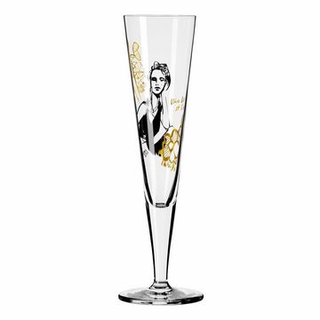 Ritzenhoff Champagnerglas Goldnacht Champagner 012, Kristallglas, Made in Germany