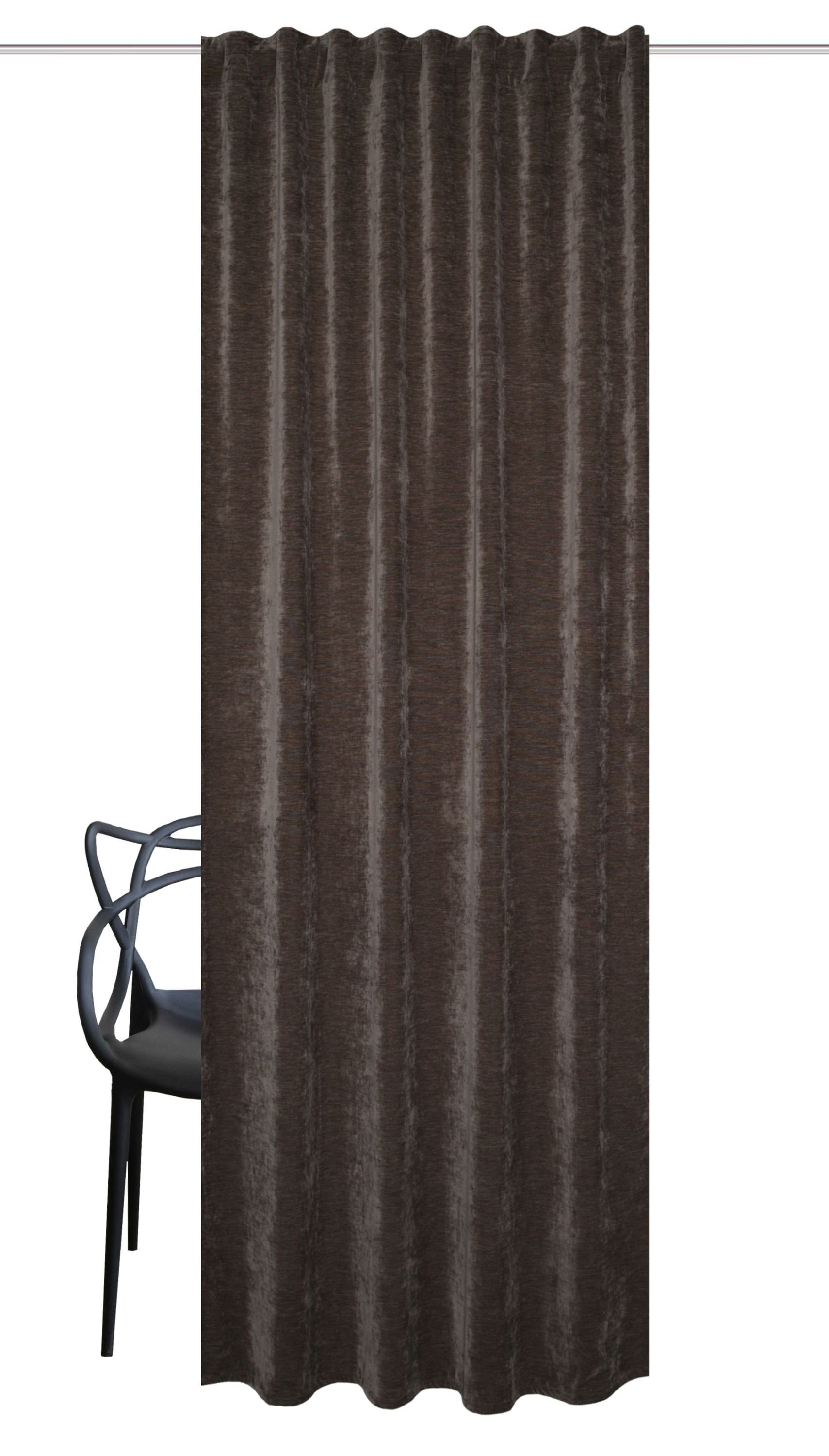HOME WOHNIDEEN Vorhang 085425 Fertigschal Thermo-Chenille günstig online kaufen