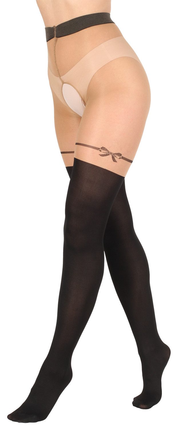 BANANALU Ouvert Strumpfhose Intimo Secret Overknee Optik 20 DEN (1 St) günstig online kaufen