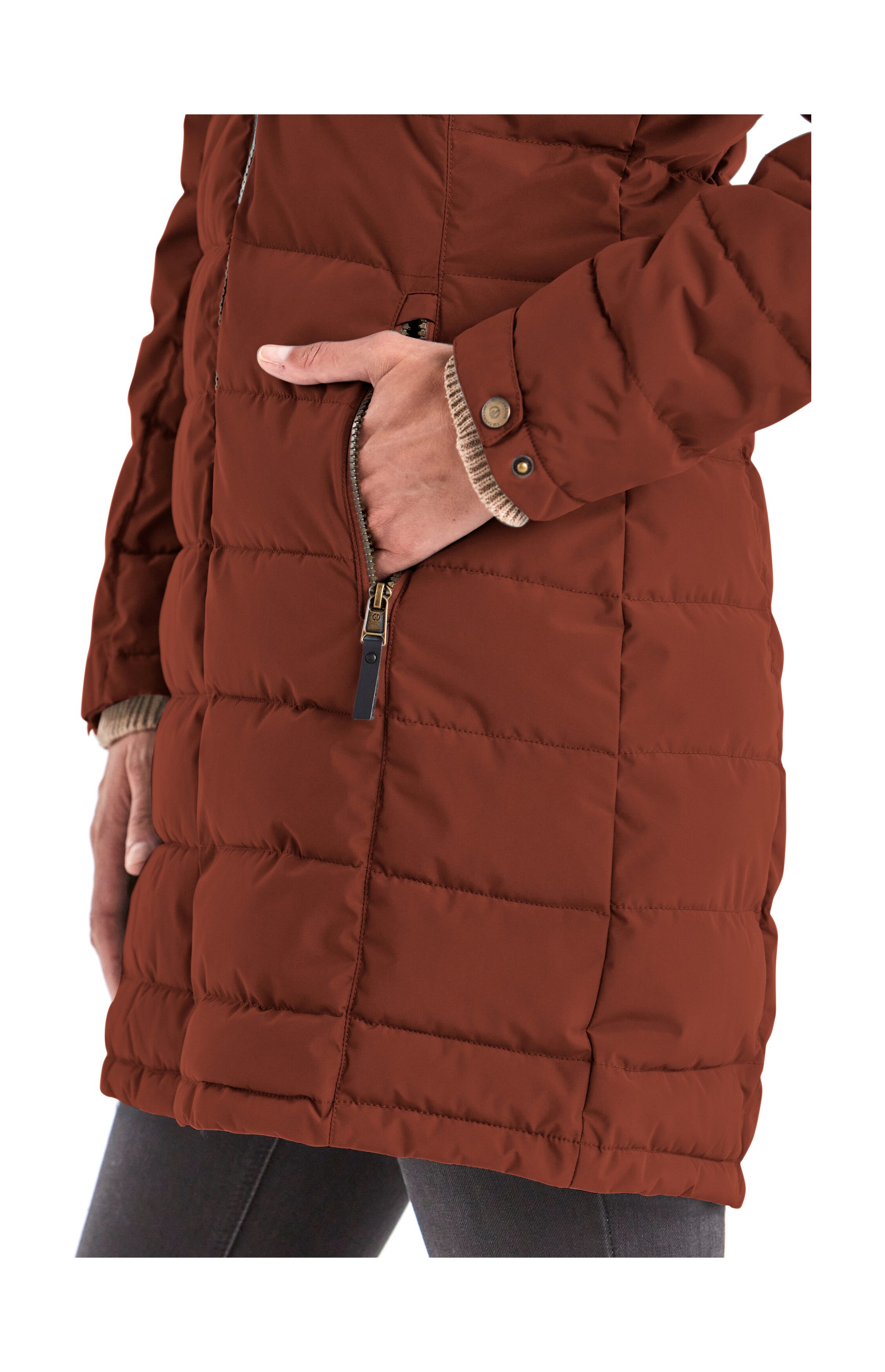 G.I.G.A. DX by killtec Steppmantel GW 13 WMN QLTD PRK Wasserabweisender, winddichter Steppparka mit urbanem Look – Bild 4 von 5