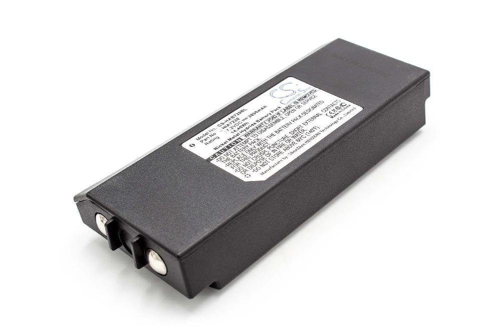vhbw kompatibel mit Hiab XS Drive H3796692 Akku NiMH 2000 mAh (7,2 V)