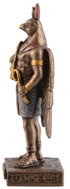 Vogler direct Gmbh Dekofigur Ägyptischer Gott Ra, Miniatur by Veronese, bronzefarben/coloriert, Größe: L/B/H 4x3x9cm