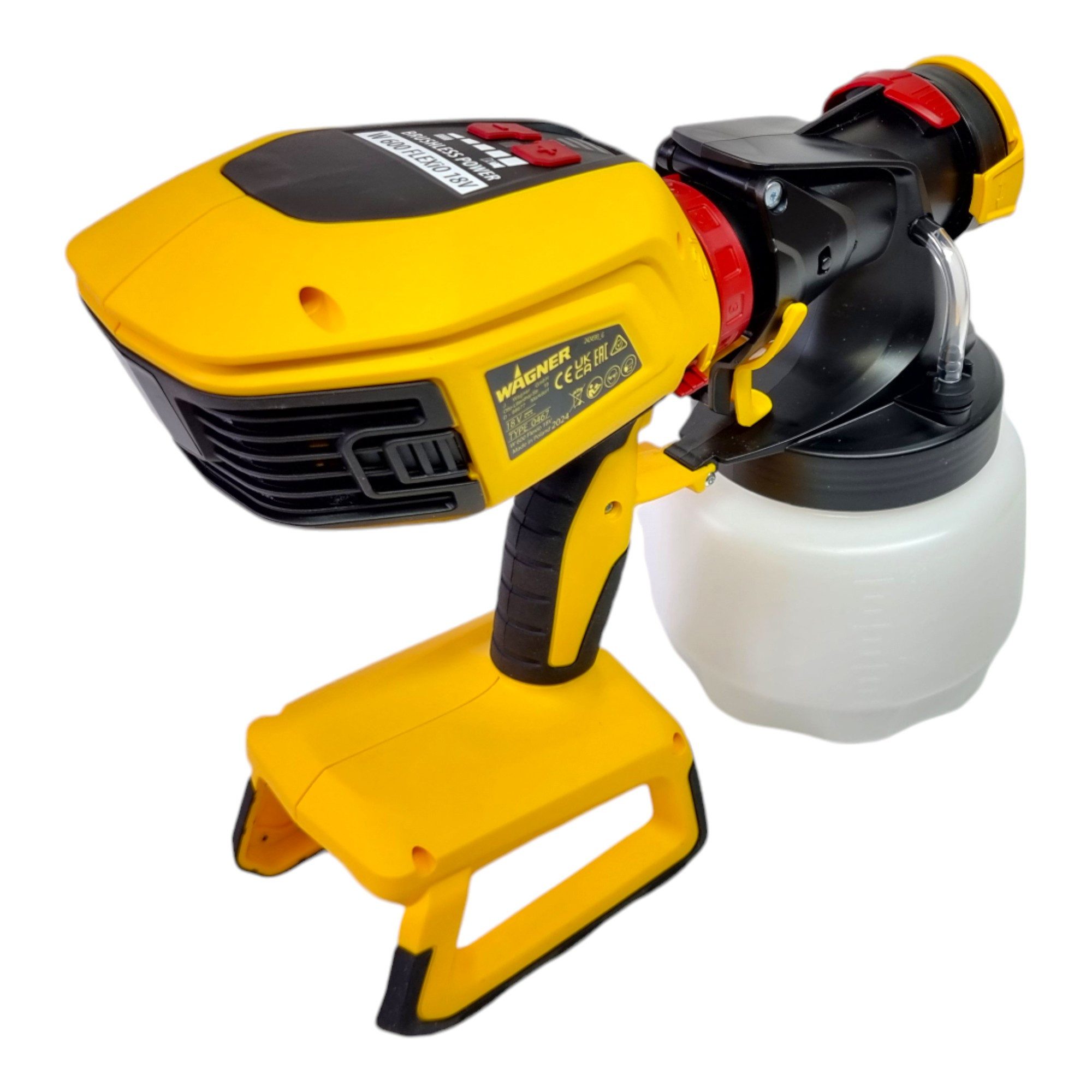 WAGNER Farbsprühgerät W600 FLEXiO Universal Sprayer Akku Farbsprühsystem 18 V POWER FOR ALL