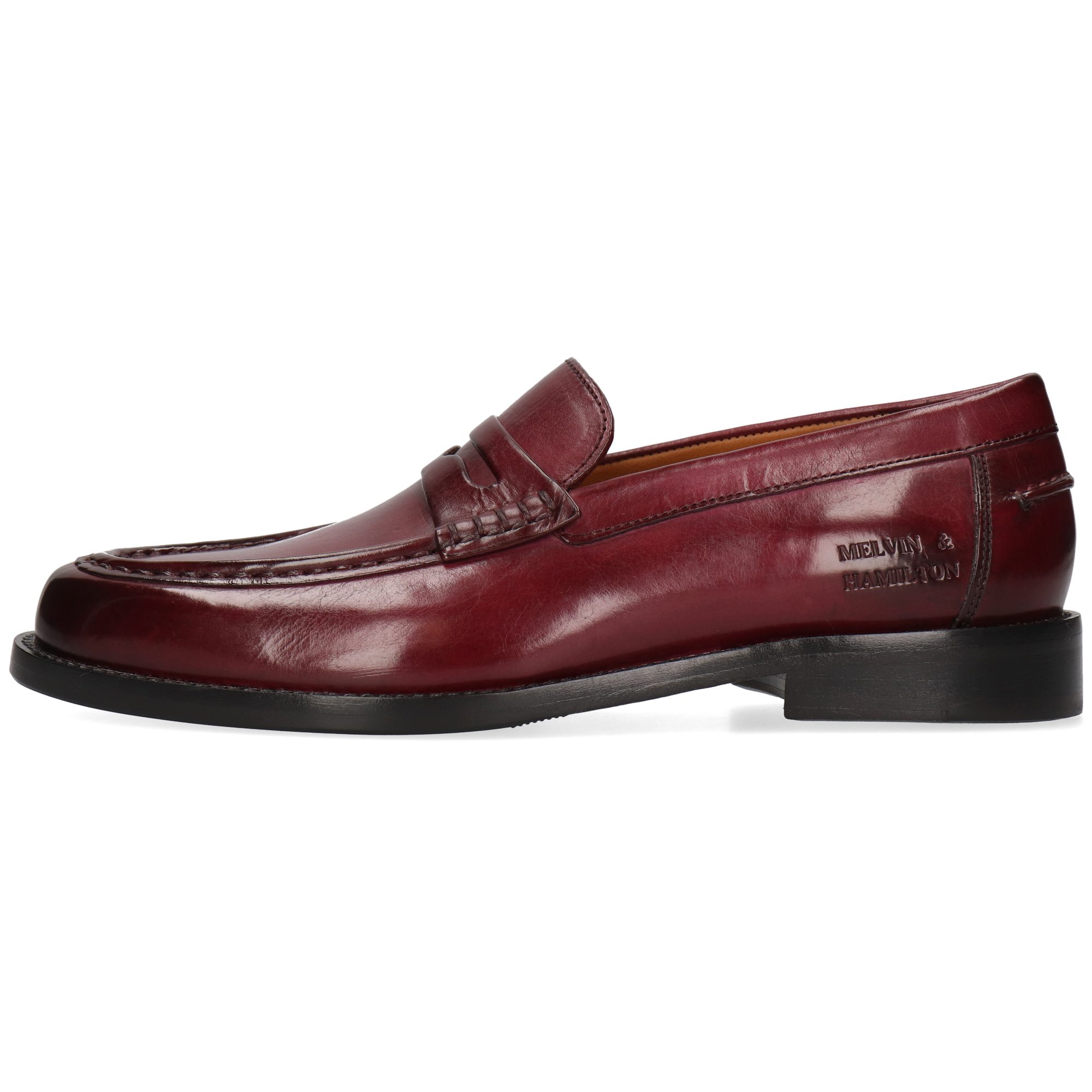 Melvin & Hamilton Gianna 23 Leder-Loafers für Damen Loafer Flache Absätze, Echtes Leder, Vegetabile Gerbung