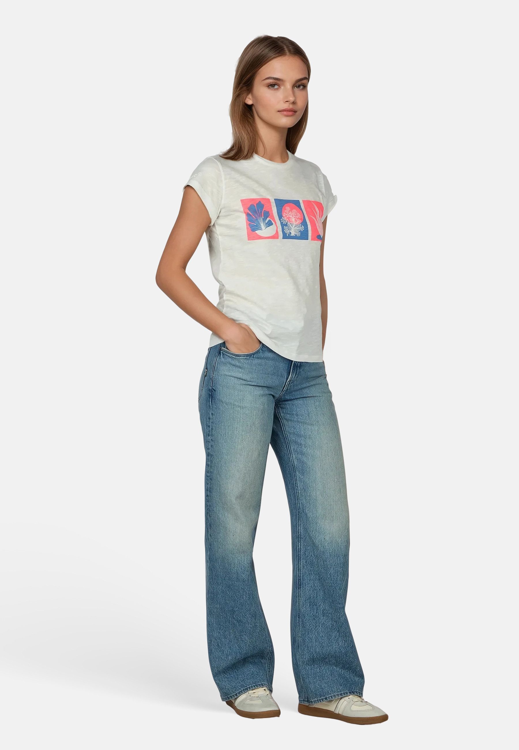 salzhaut T-Shirt UHL Damen Relaxed-Fit salzhaut T-Shirt – bequeme Qualität und nordisch klares Design für ein