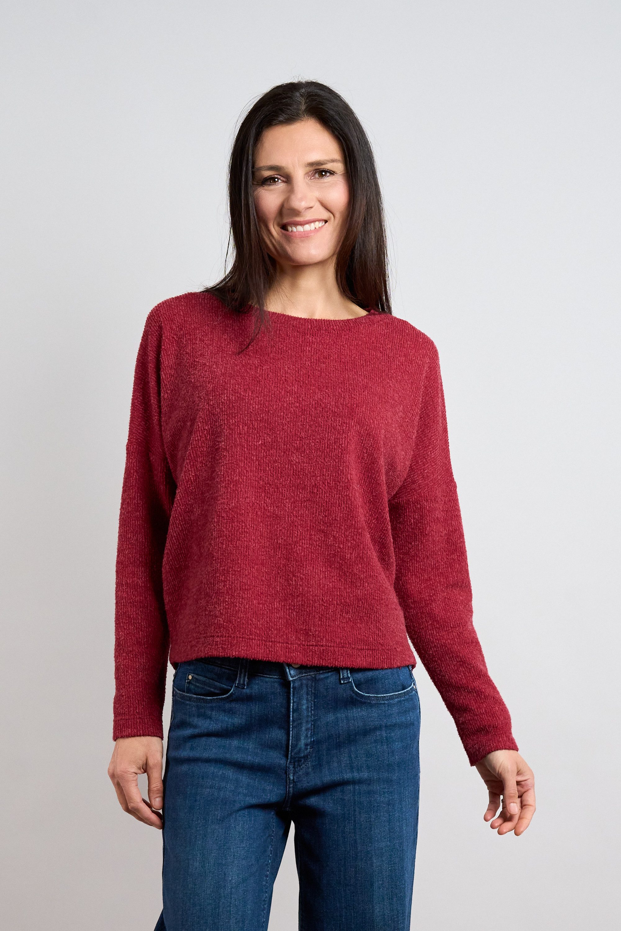 Seidel Moden Strickpullover mit Rundhals und Stretch - MADE IN GERMANY