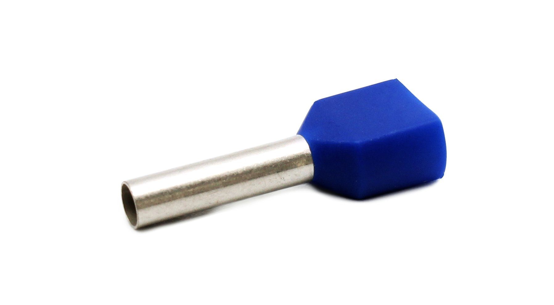 Hilpress Aderendhülsen Hilpress 2x 2,5mm² isoliert 13mm langl blau 2x2,5HL . 100 Stück
