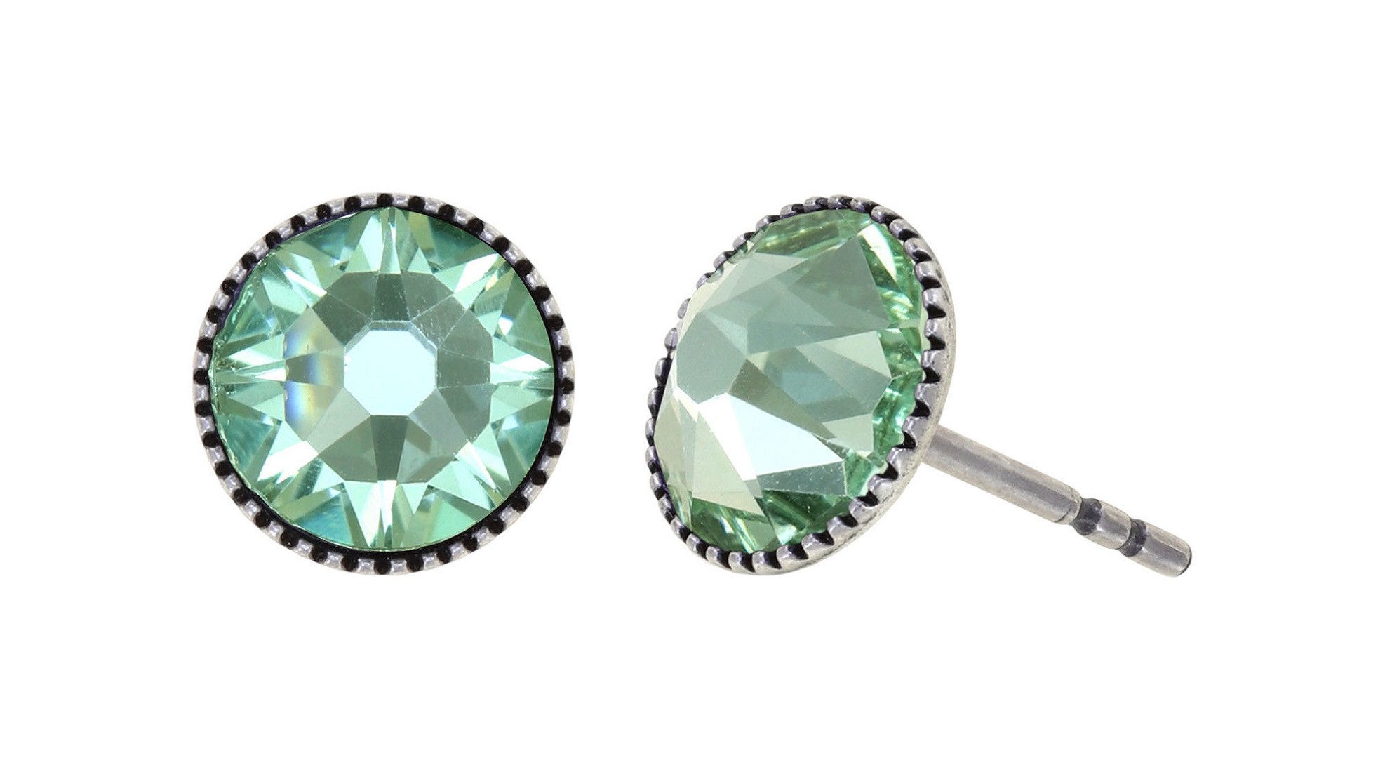 KONPLOTT Paar Ohrstecker Konplott: Ohrstecker Black Jack big - basics