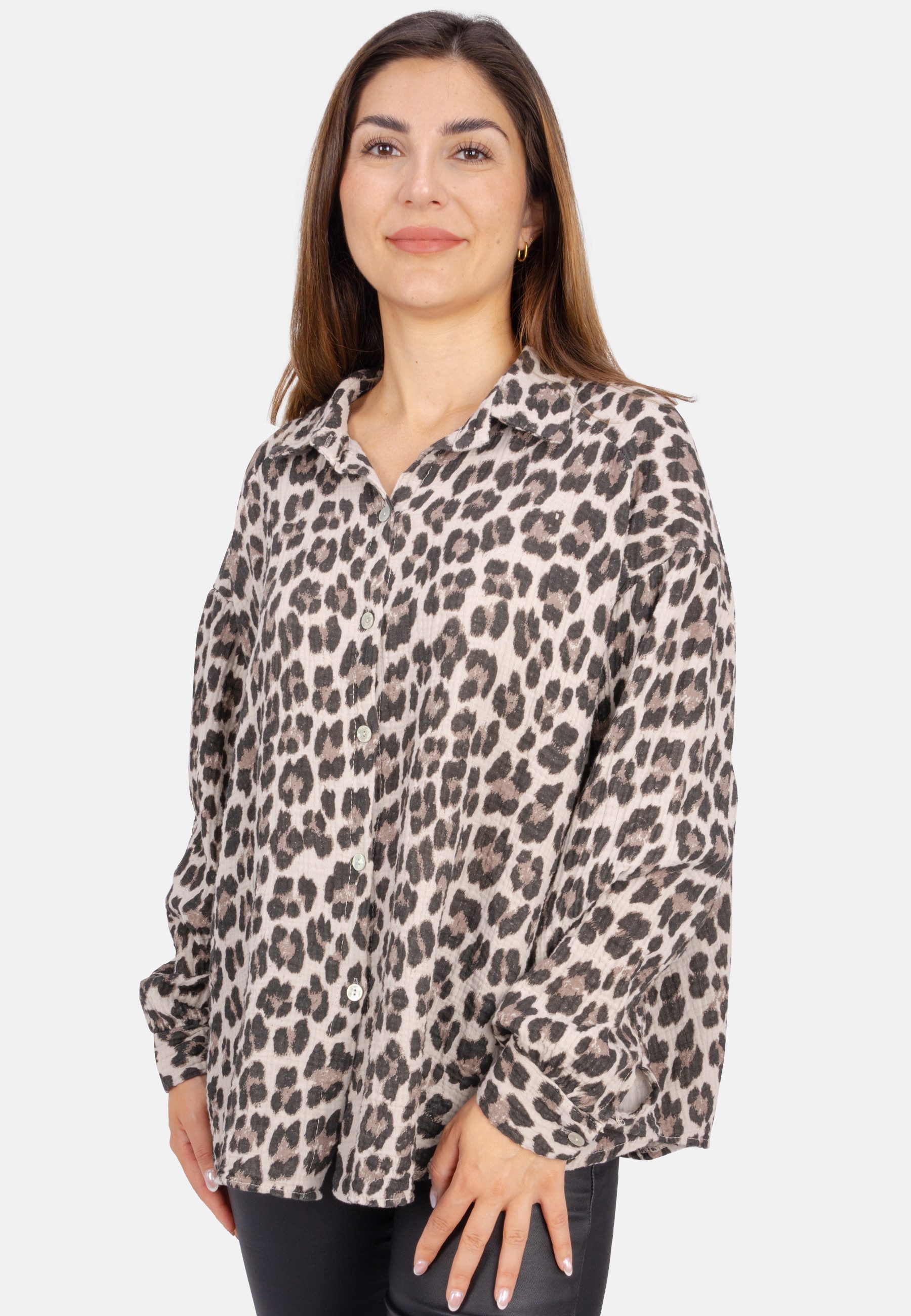 Seasons of April Hemdbluse LEO QUEEN MUSSELIN OVERSIZED Oversized Musselin günstig online kaufen