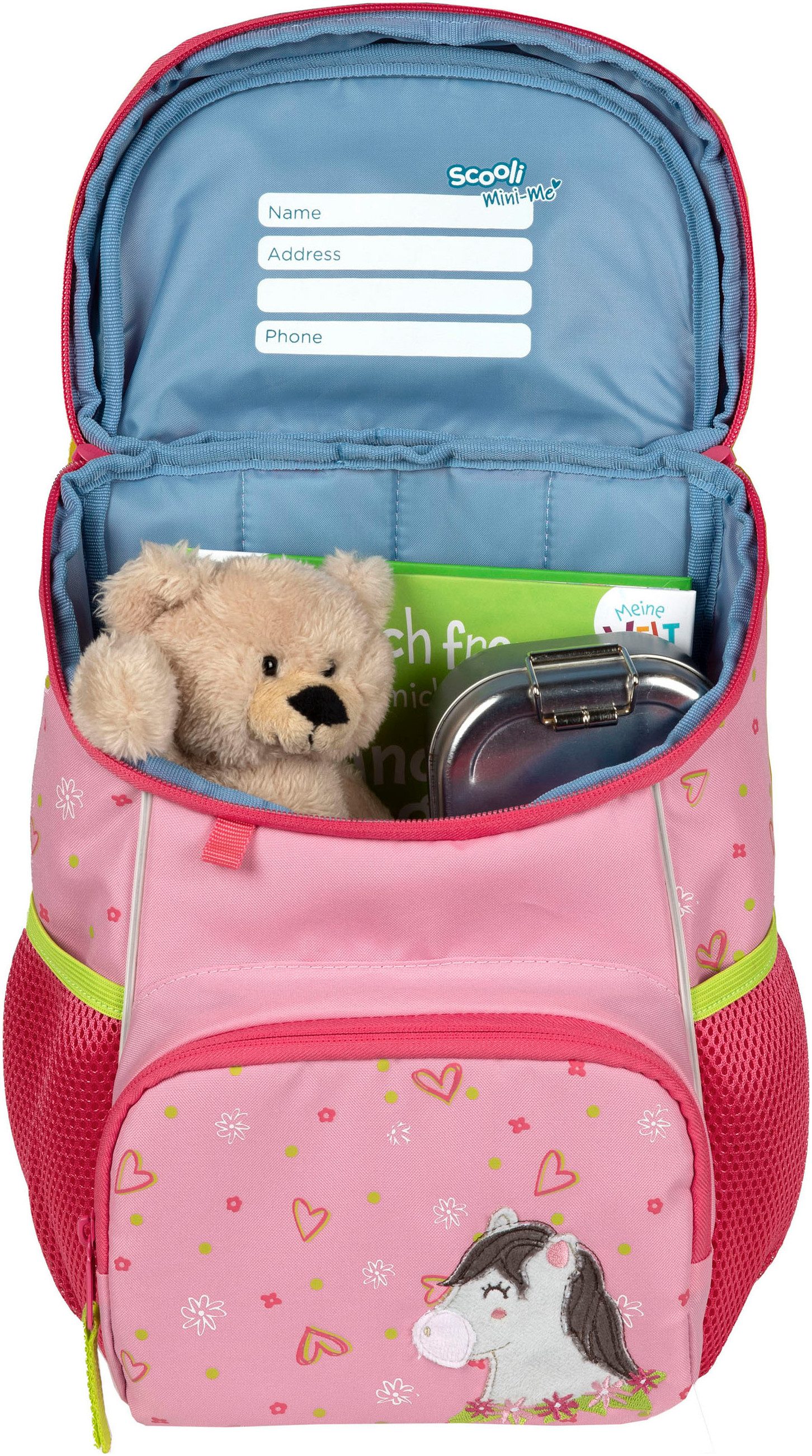 Scooli Kinderrucksack Mini-Me, Polly Pony, für den Kindergarten